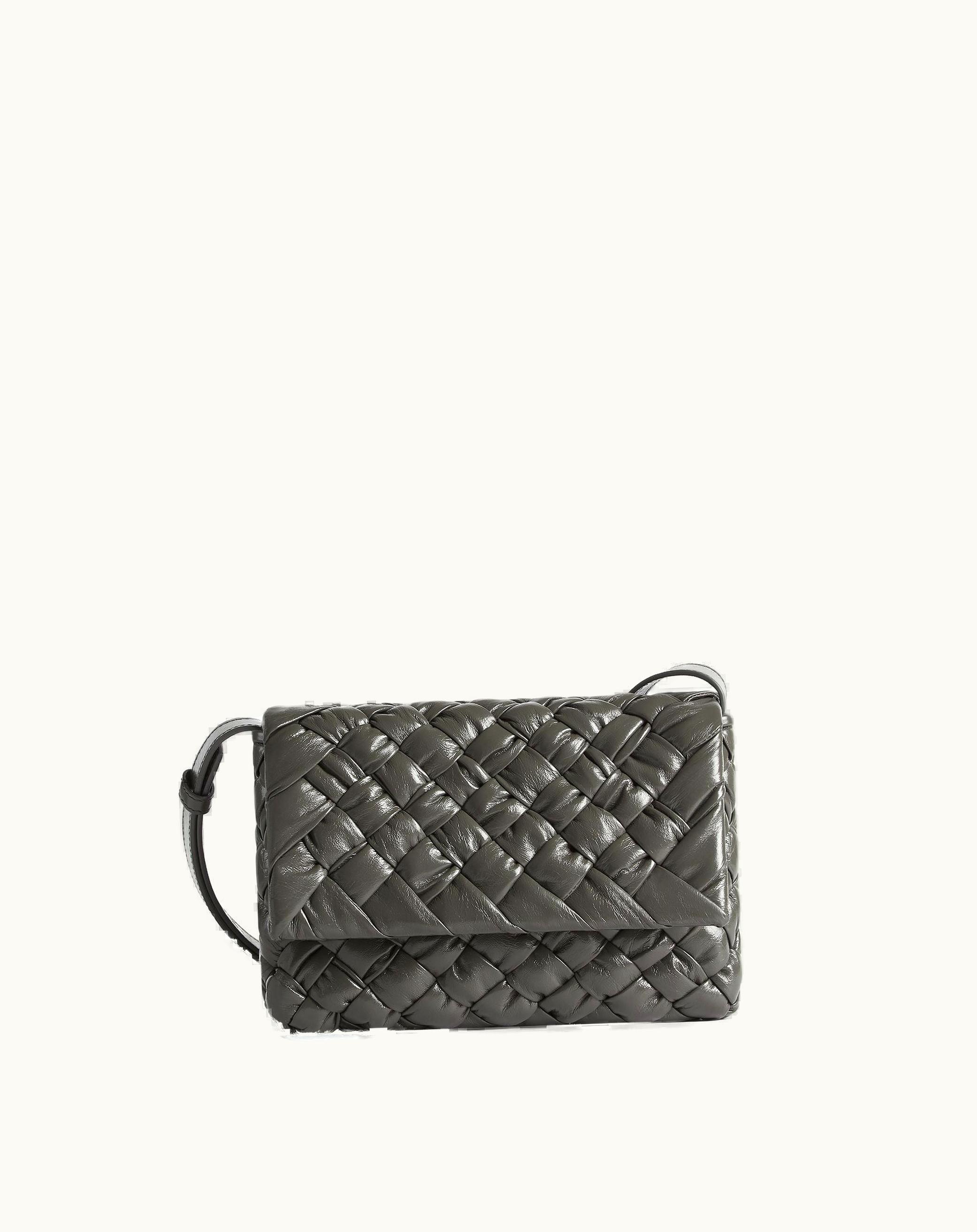 Bottega Veneta Bottega Veneta Men's Small Rumple Messenger In Light Graphite