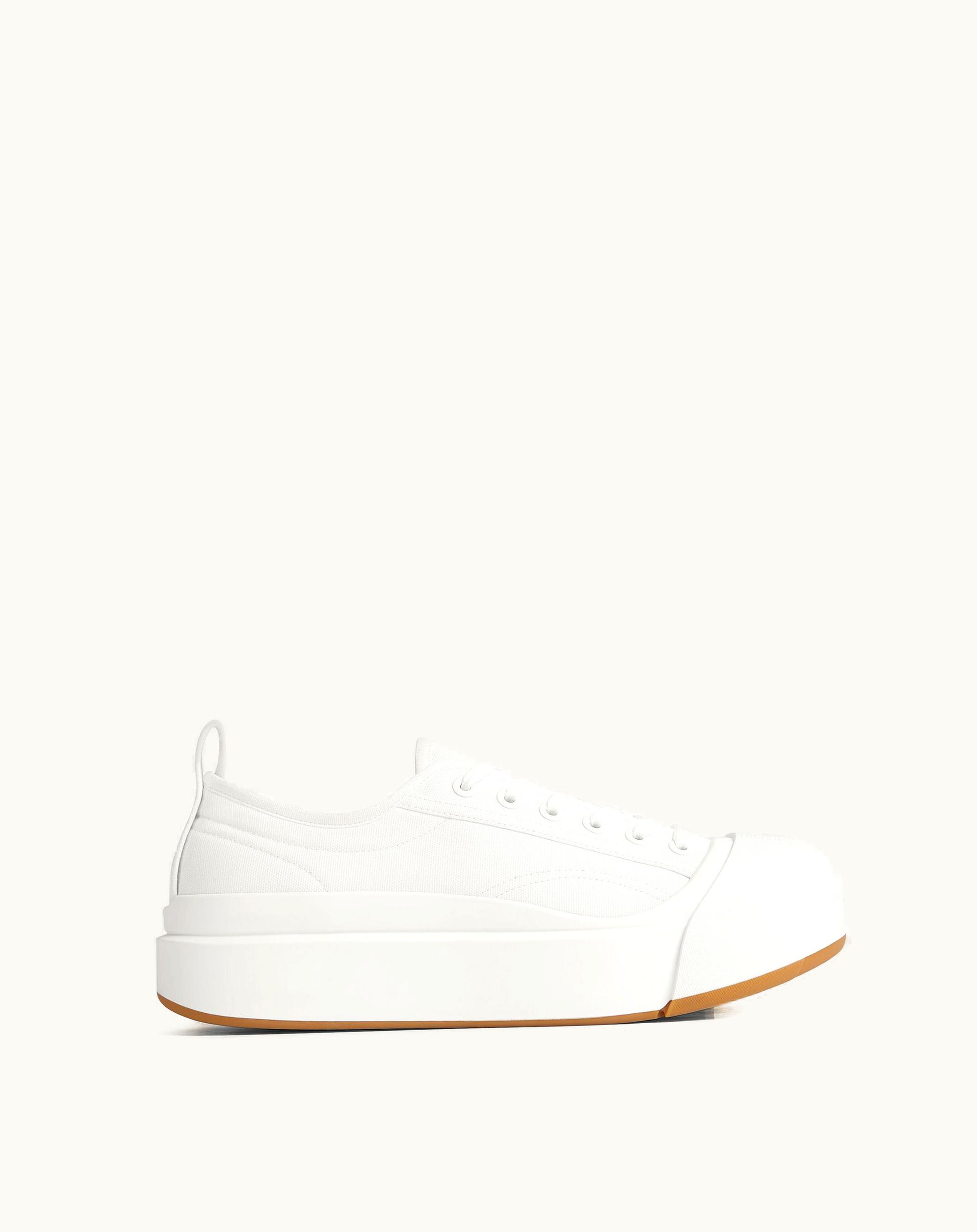 Bottega Veneta Bottega Veneta Men's Vulcan Platform Sneaker In Optic White