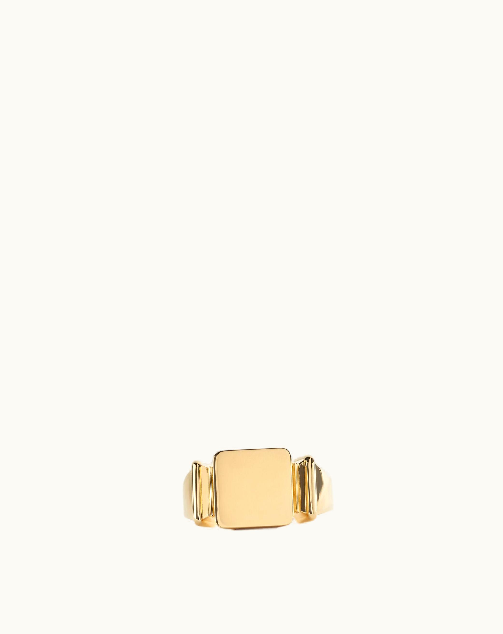 Bottega Veneta Bottega Veneta Men's Watch Ring In Yellow Gold