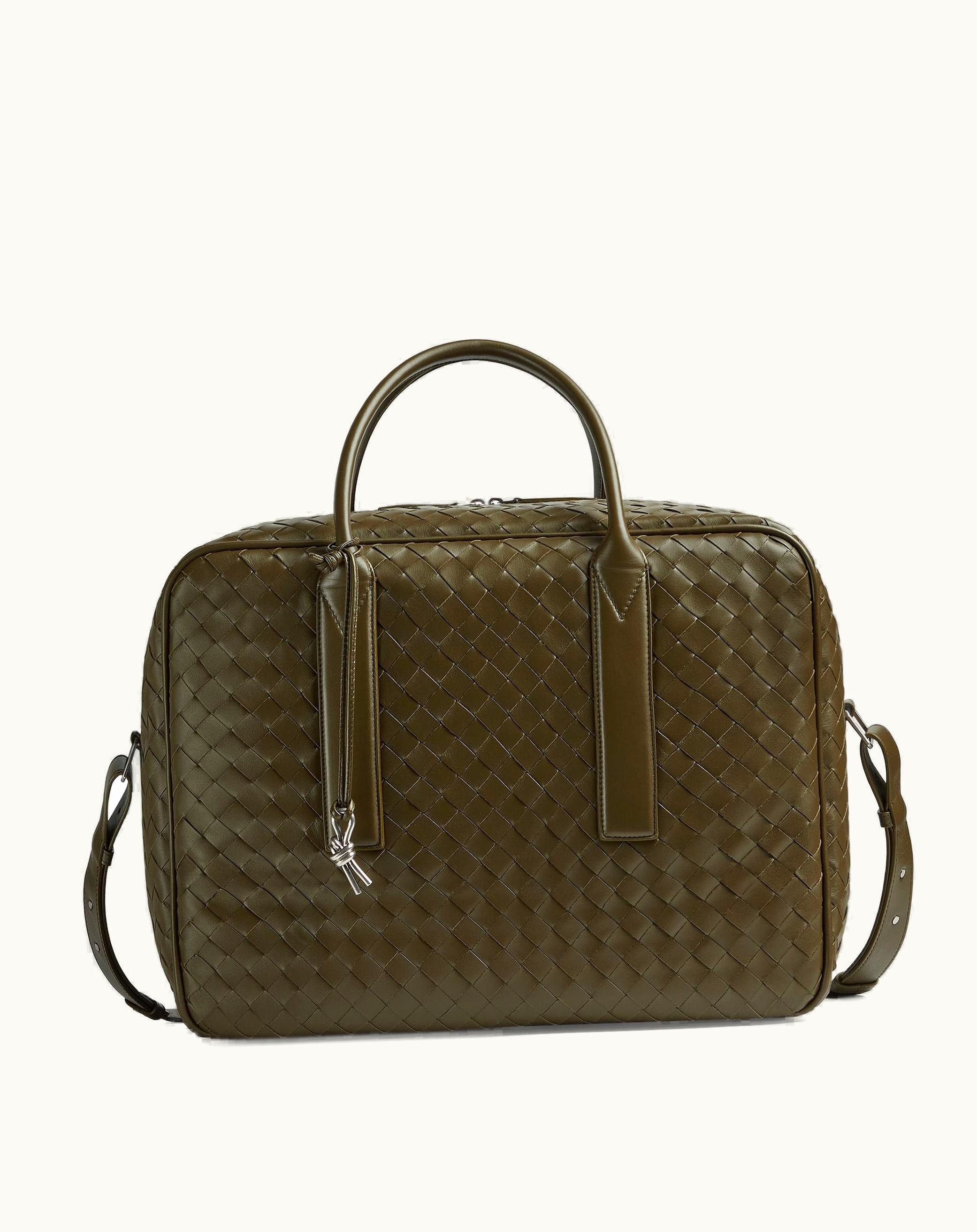 Bottega Veneta Bottega Veneta Men's Getaway Medium Weekender In Mustard