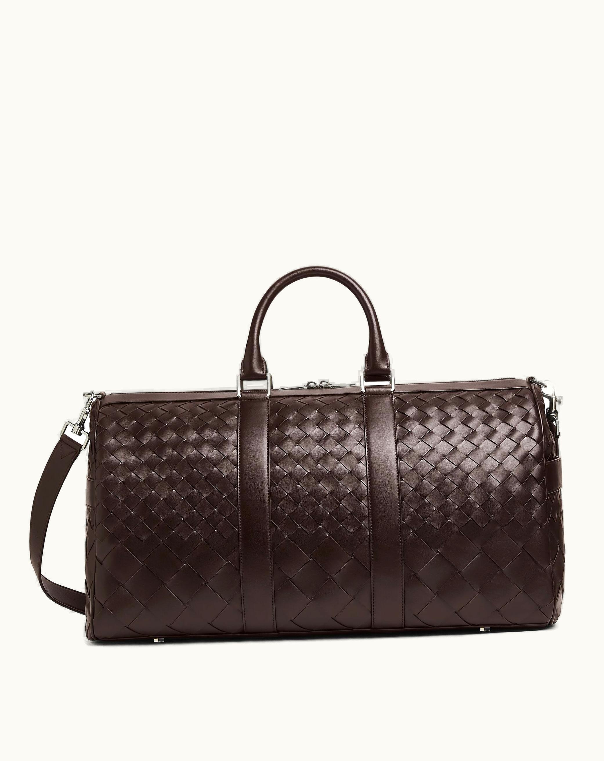 Bottega Veneta Bottega Veneta Men's Medium Intrecciato Duffle In Fondant