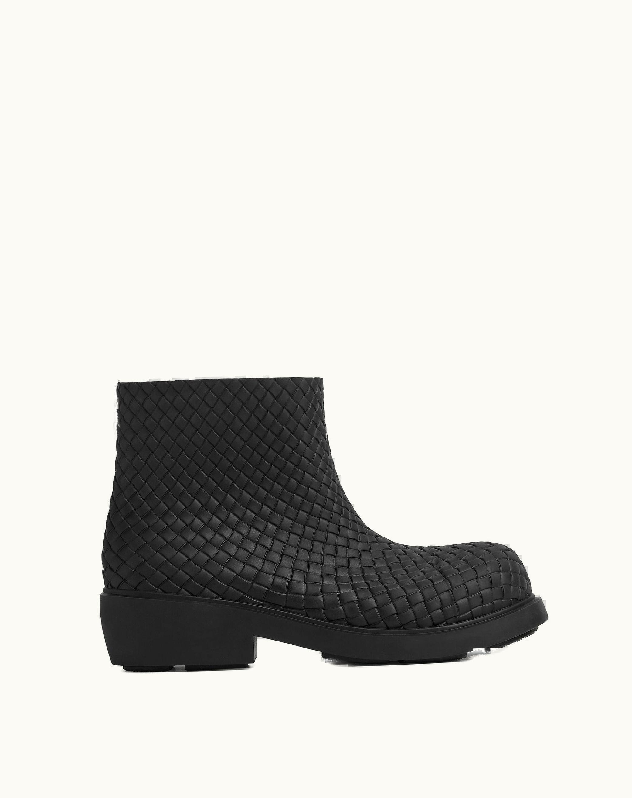 Bottega Veneta Bottega Veneta Men's Fireman Ankle Boot In Black