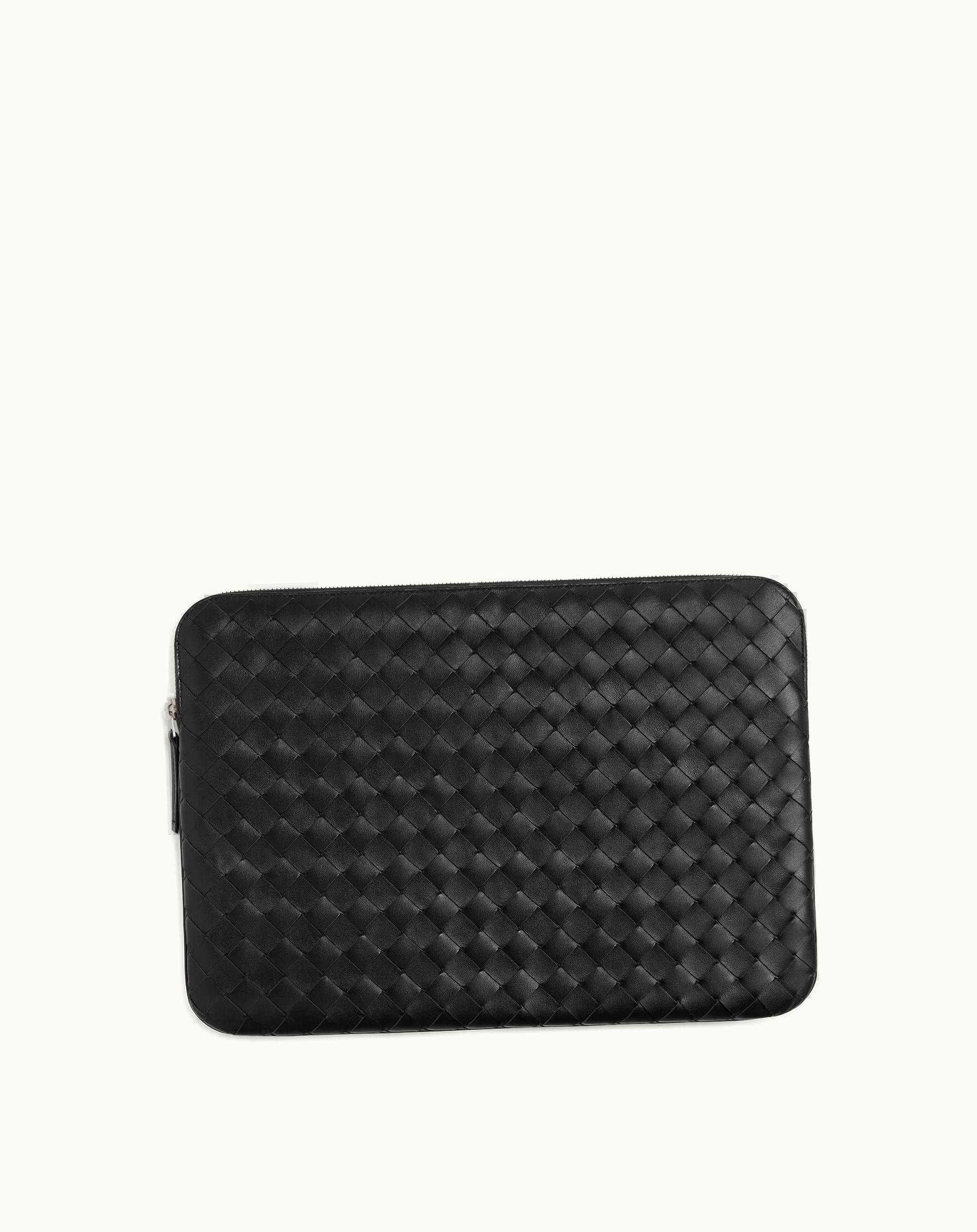 Bottega Veneta Bottega Veneta Men's Getaway Document Case In Black