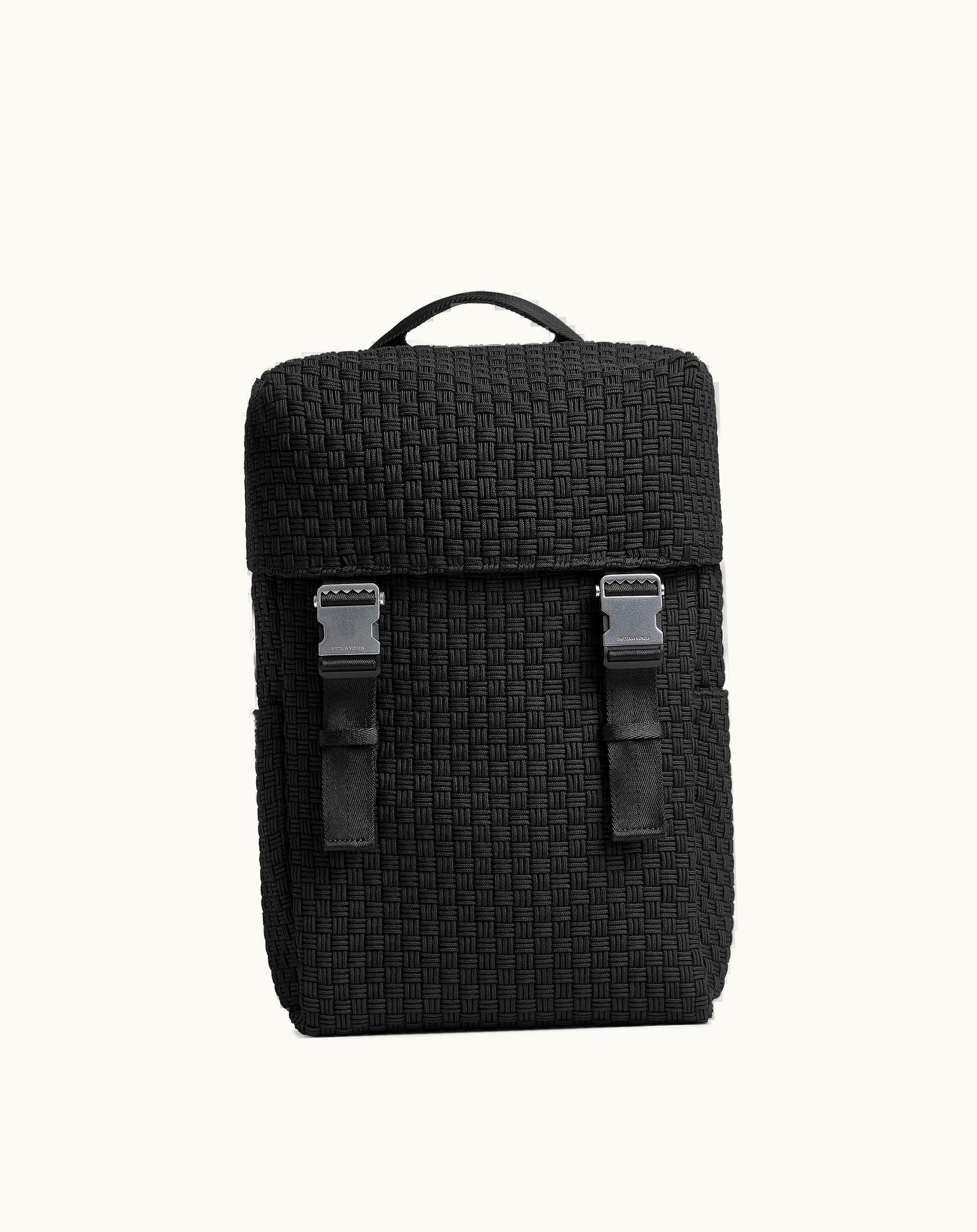 Bottega Veneta Bottega Veneta Men's Voyager Backpack In Black