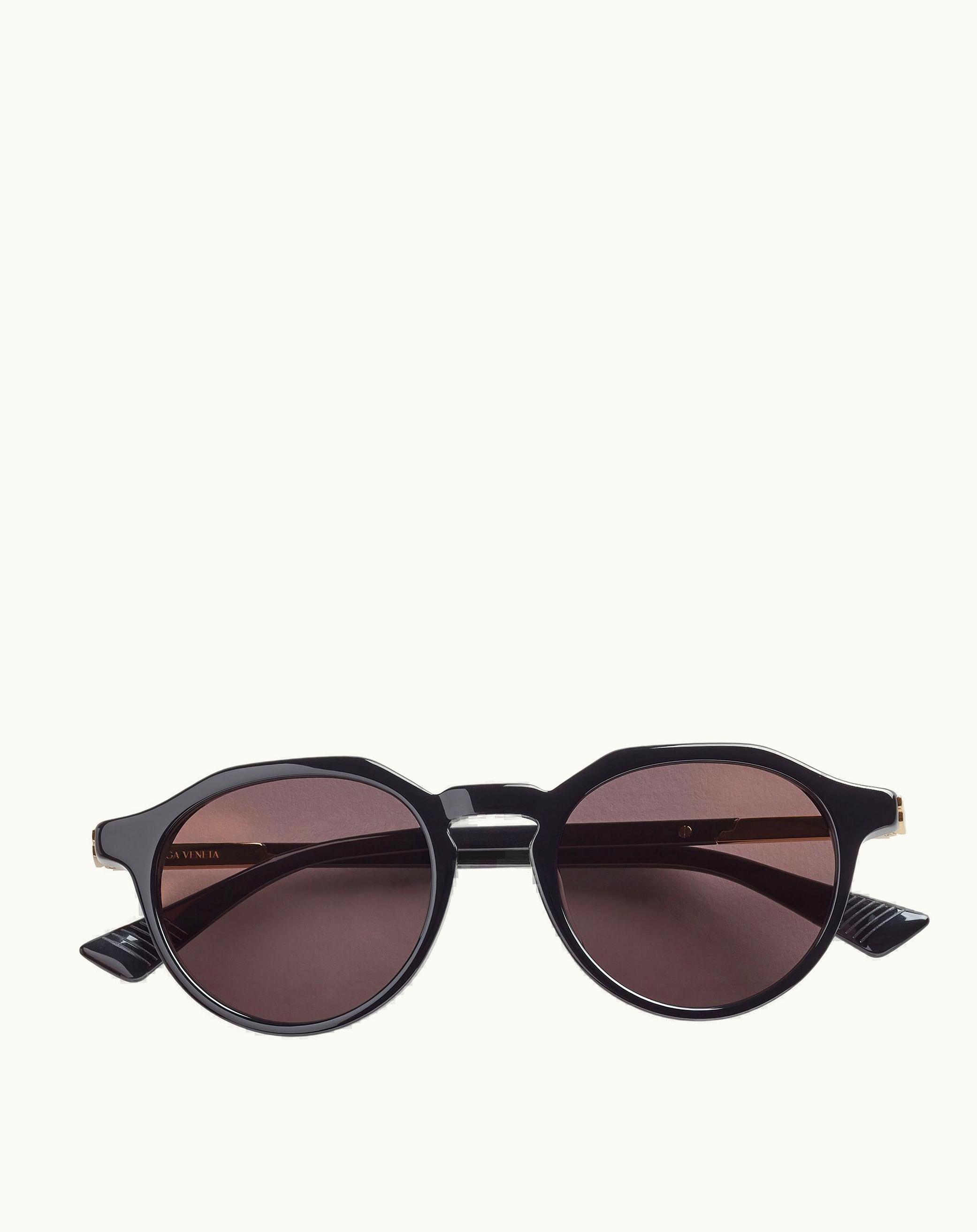 Bottega Veneta Bottega Veneta Men's Forte Panthos Sunglasses In Black / Grey