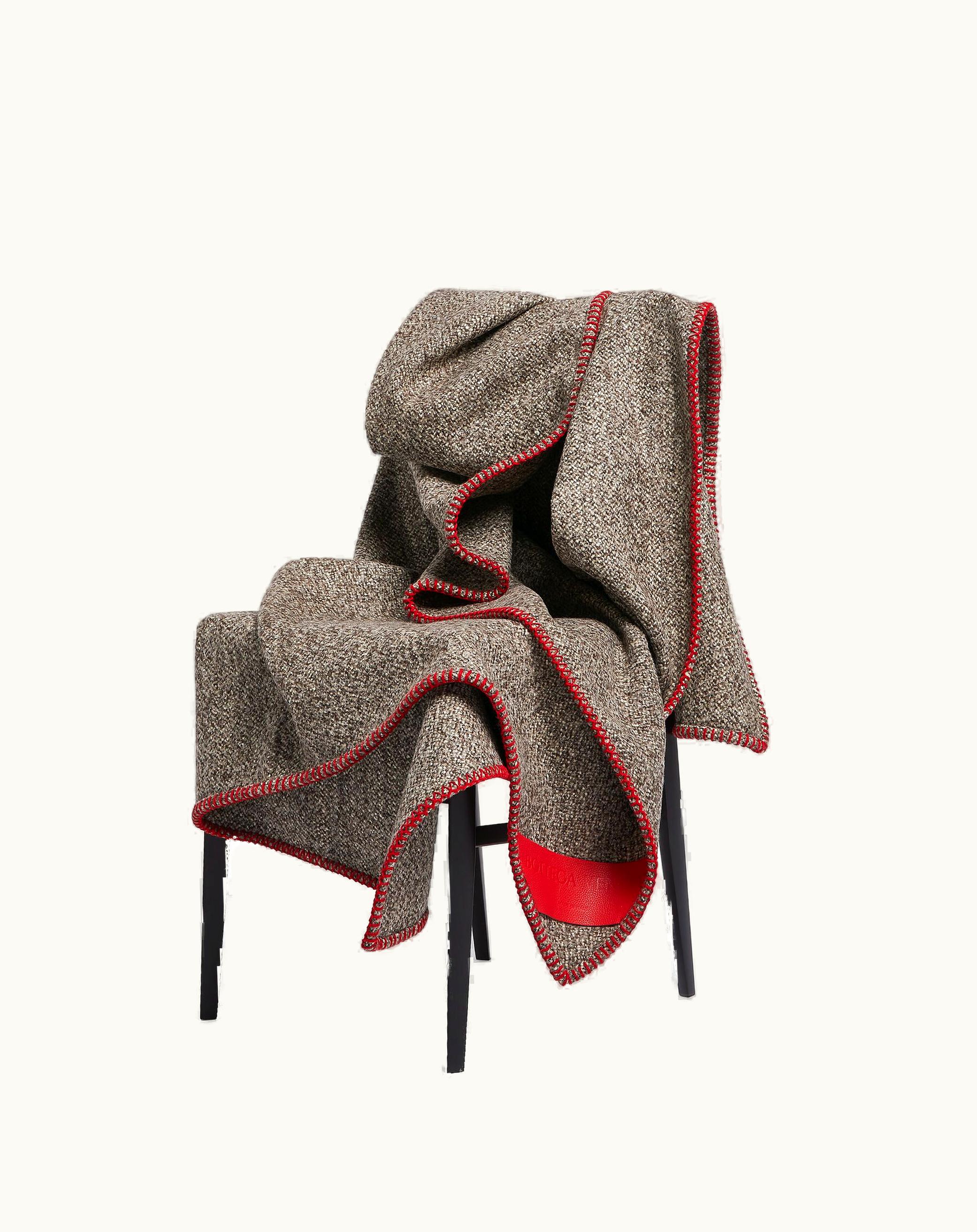 Bottega Veneta Bottega Veneta Countryside Blanket In Brown / Grey