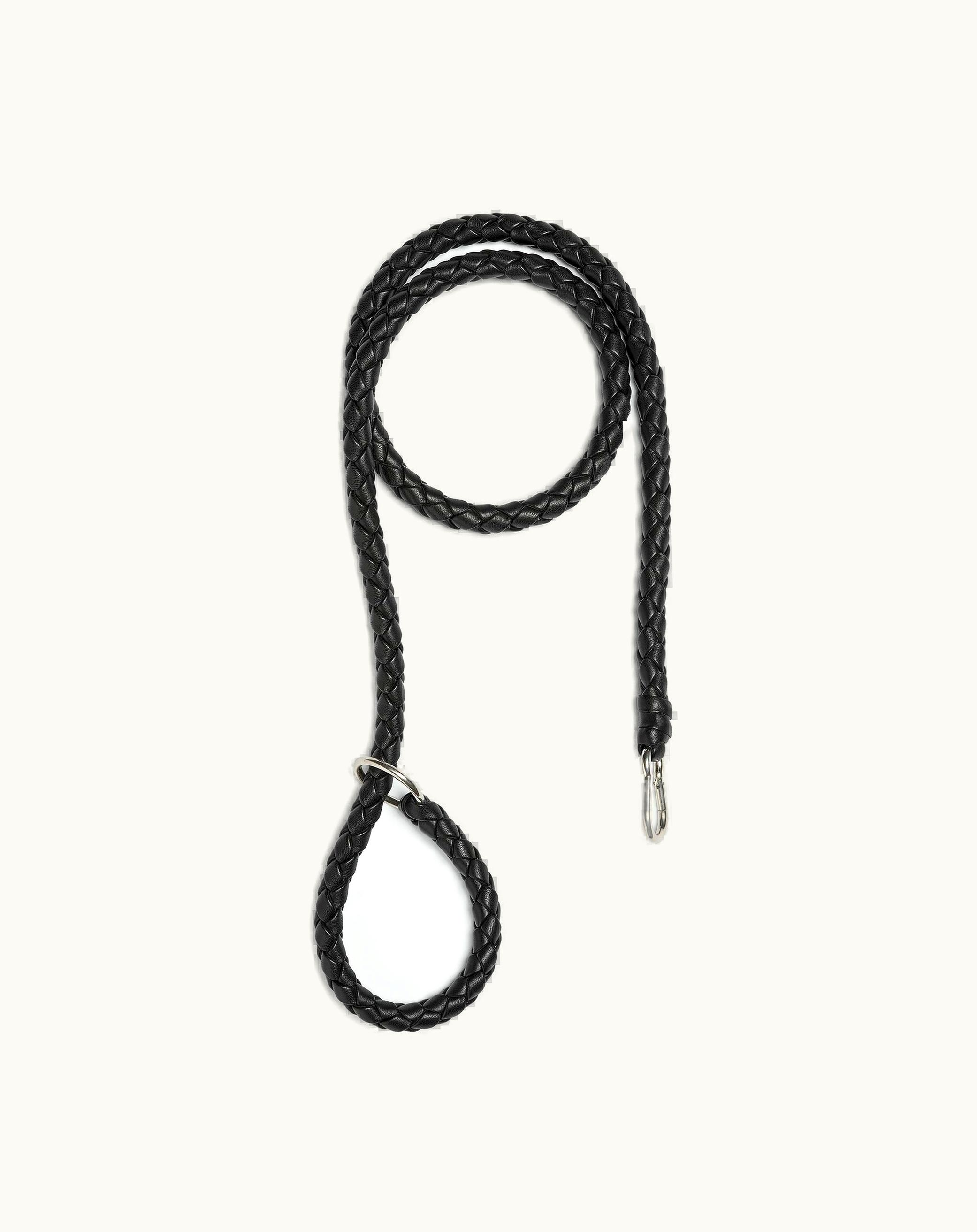 Bottega Veneta Bottega Veneta Intrecciato Pet Leash (S-L) In Black
