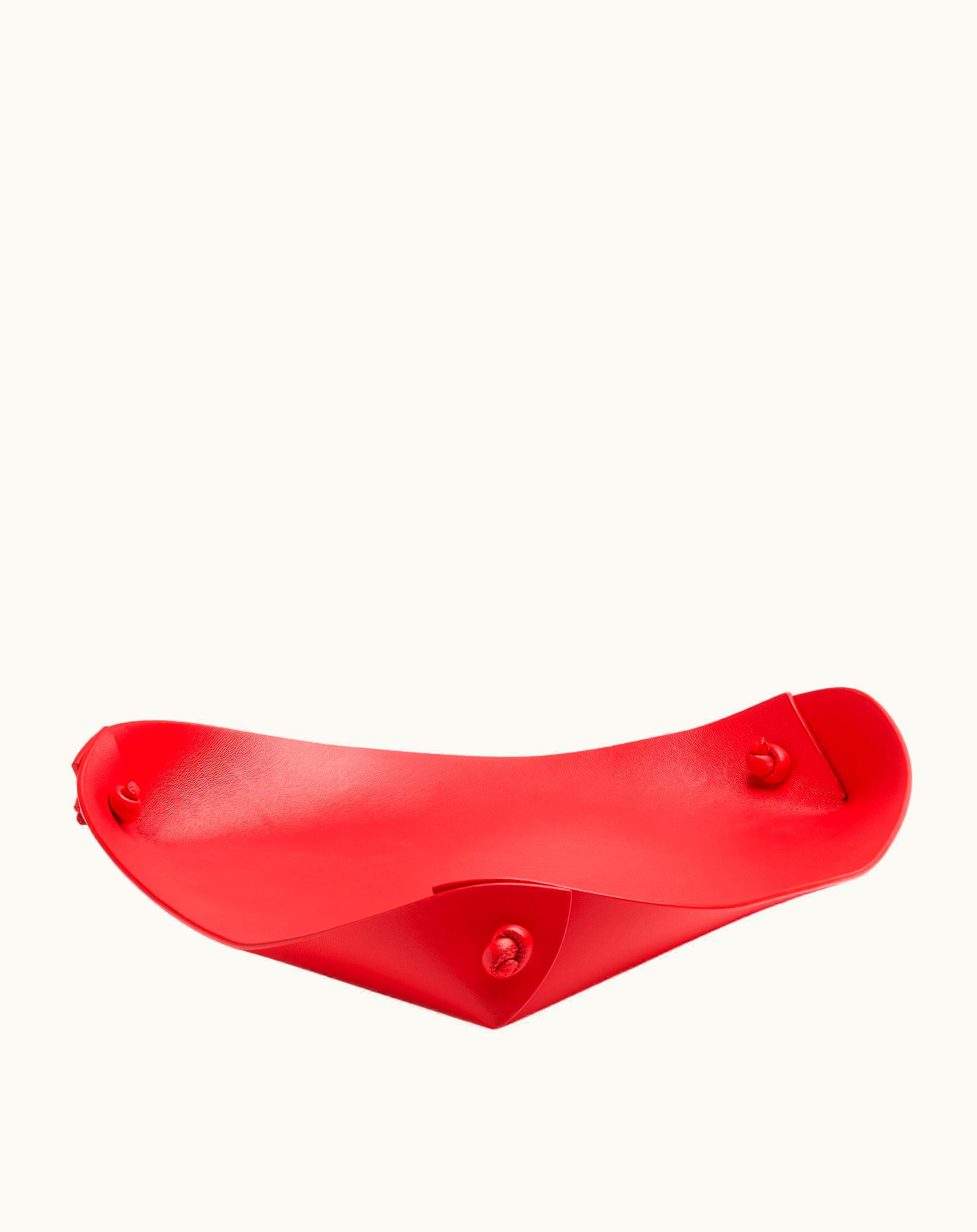 Bottega Veneta Bottega Veneta Leather Tray - L In Red Stone