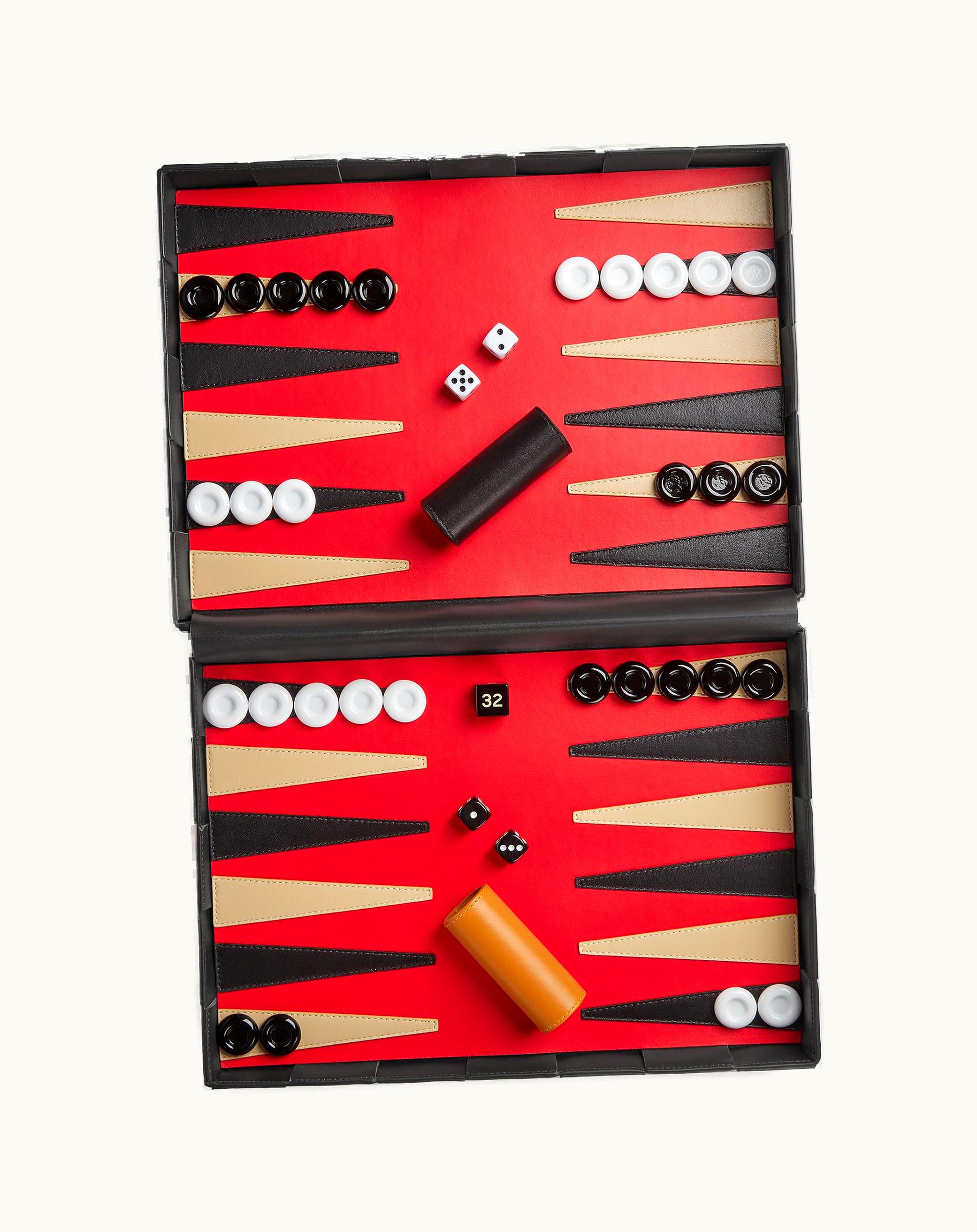 Bottega Veneta Bottega Veneta Leather Backgammon In Fondant / Red Stone