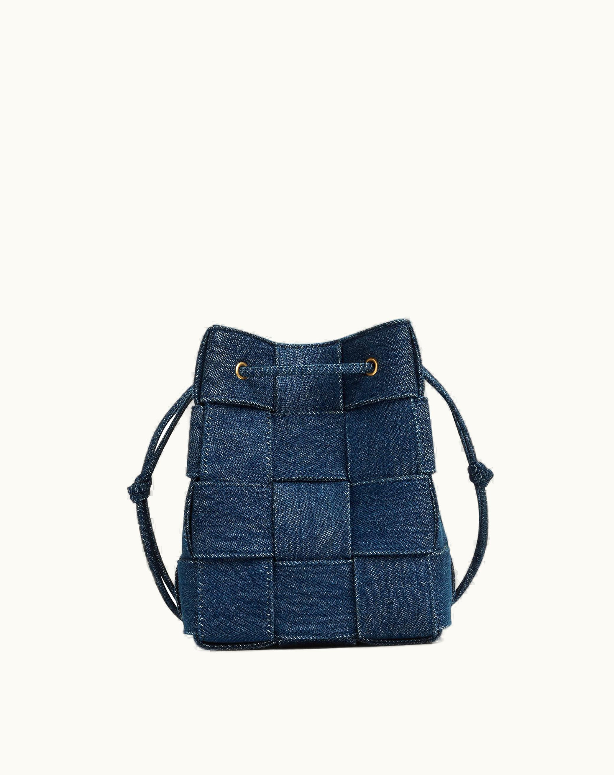 Bottega Veneta Bottega Veneta Women's Small Cassette Cross-Body Bucket In Indigo