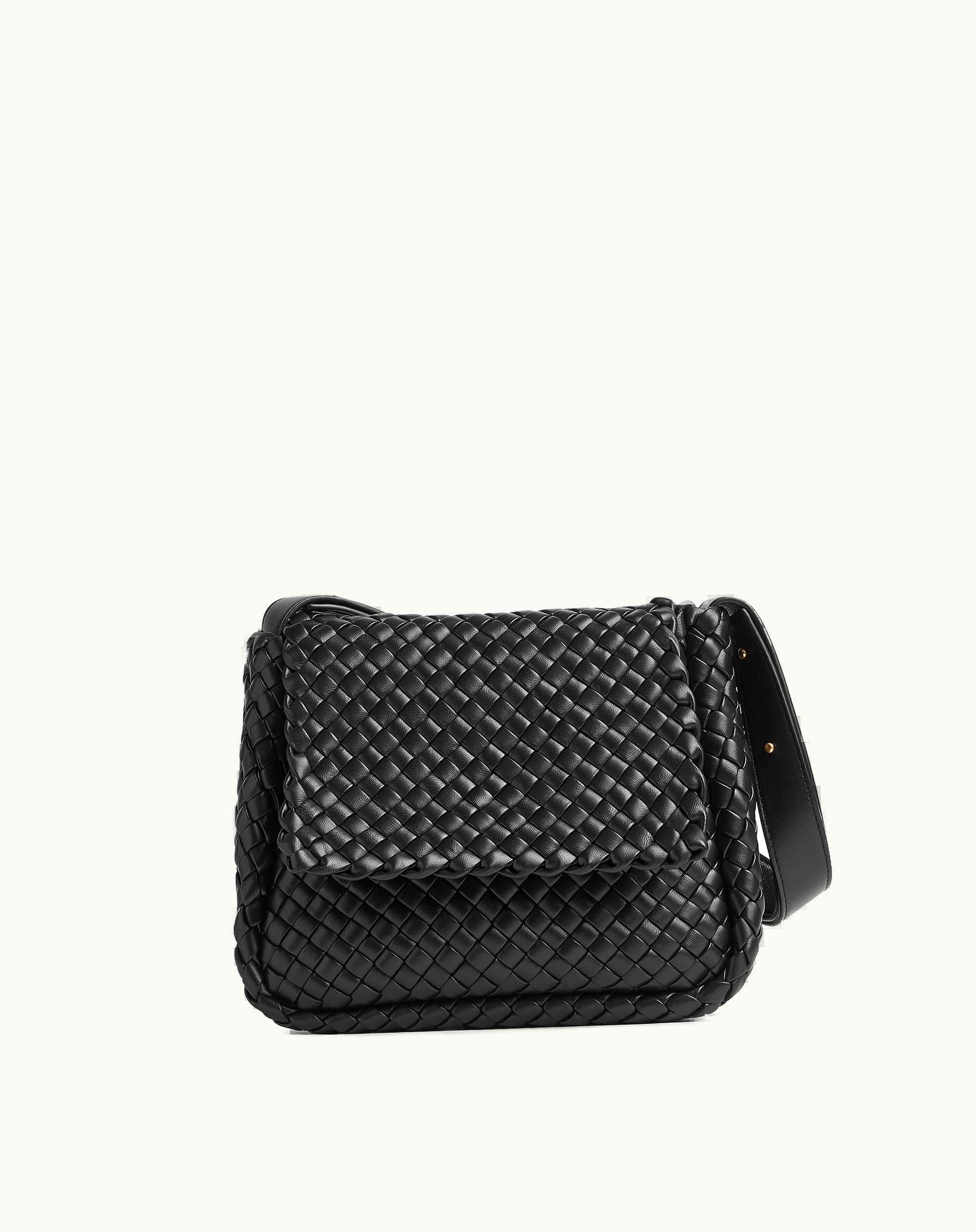 Bottega Veneta Bottega Veneta Small Cobble Shoulder Bag In Black