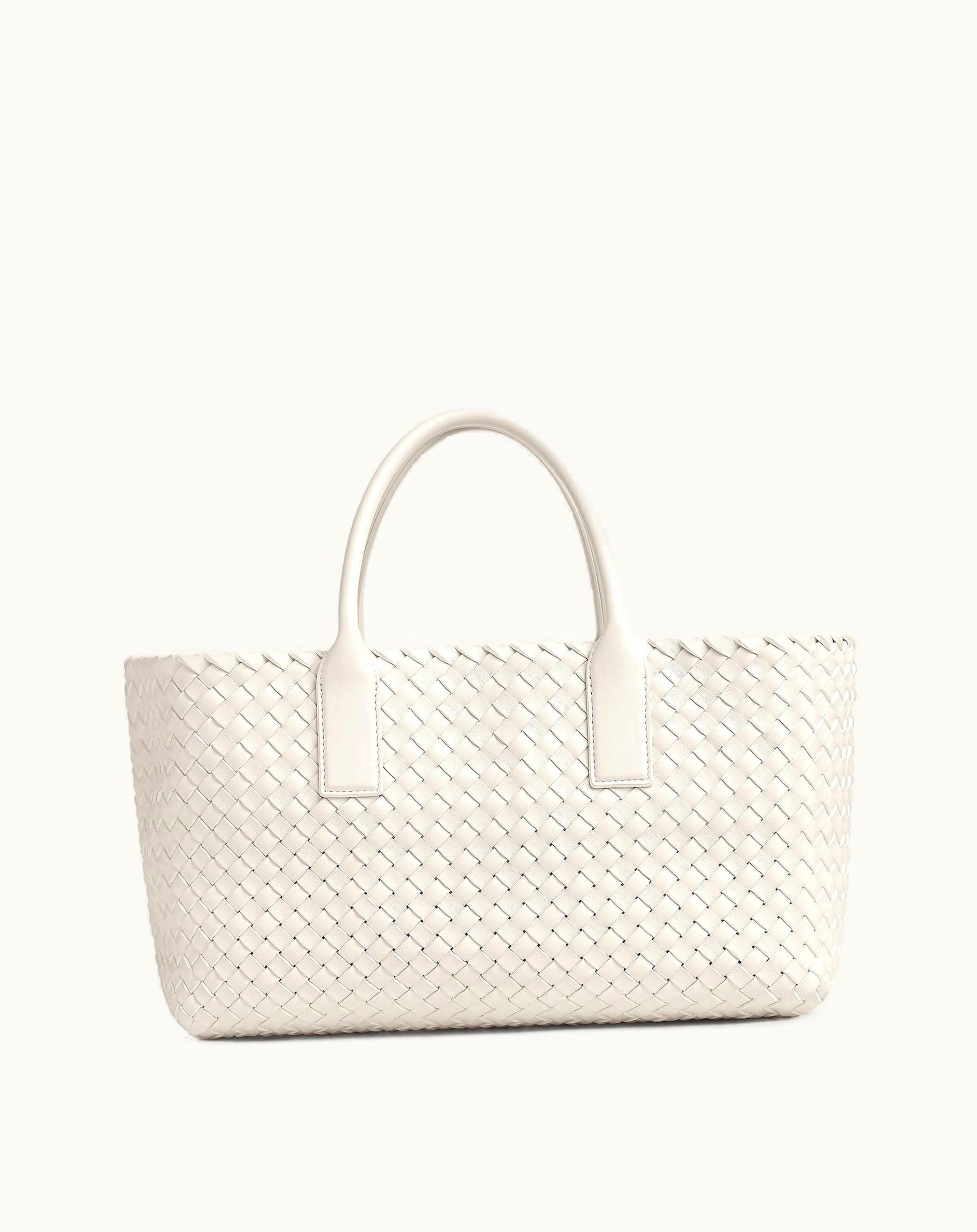 Bottega Veneta Bottega Veneta Small Cabat In White