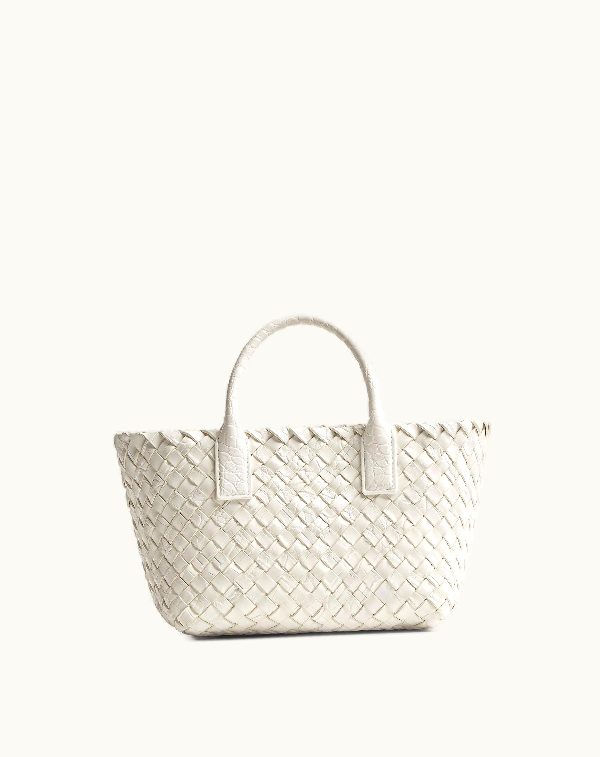Bottega Veneta Bottega Veneta Women's Mini Cabat In White