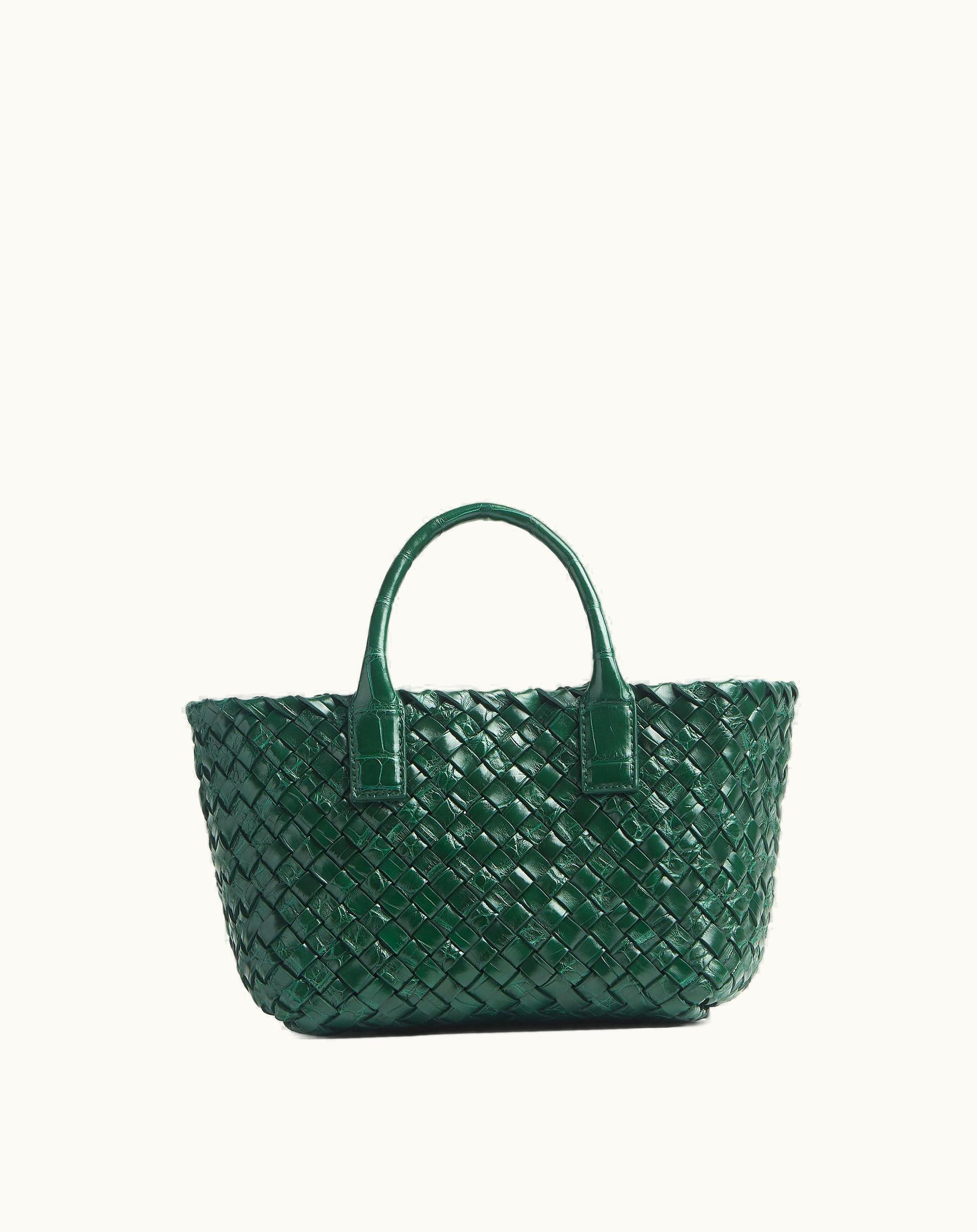 Bottega Veneta Bottega Veneta Women's Mini Cabat In Emerald Green