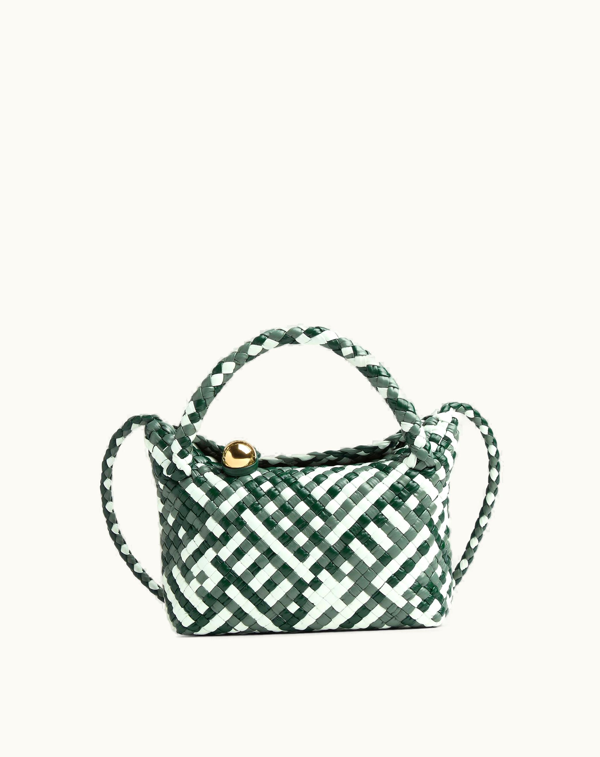 Bottega Veneta Bottega Veneta Women's Mini Tosca In Emerald Green / Aloe / Glacier