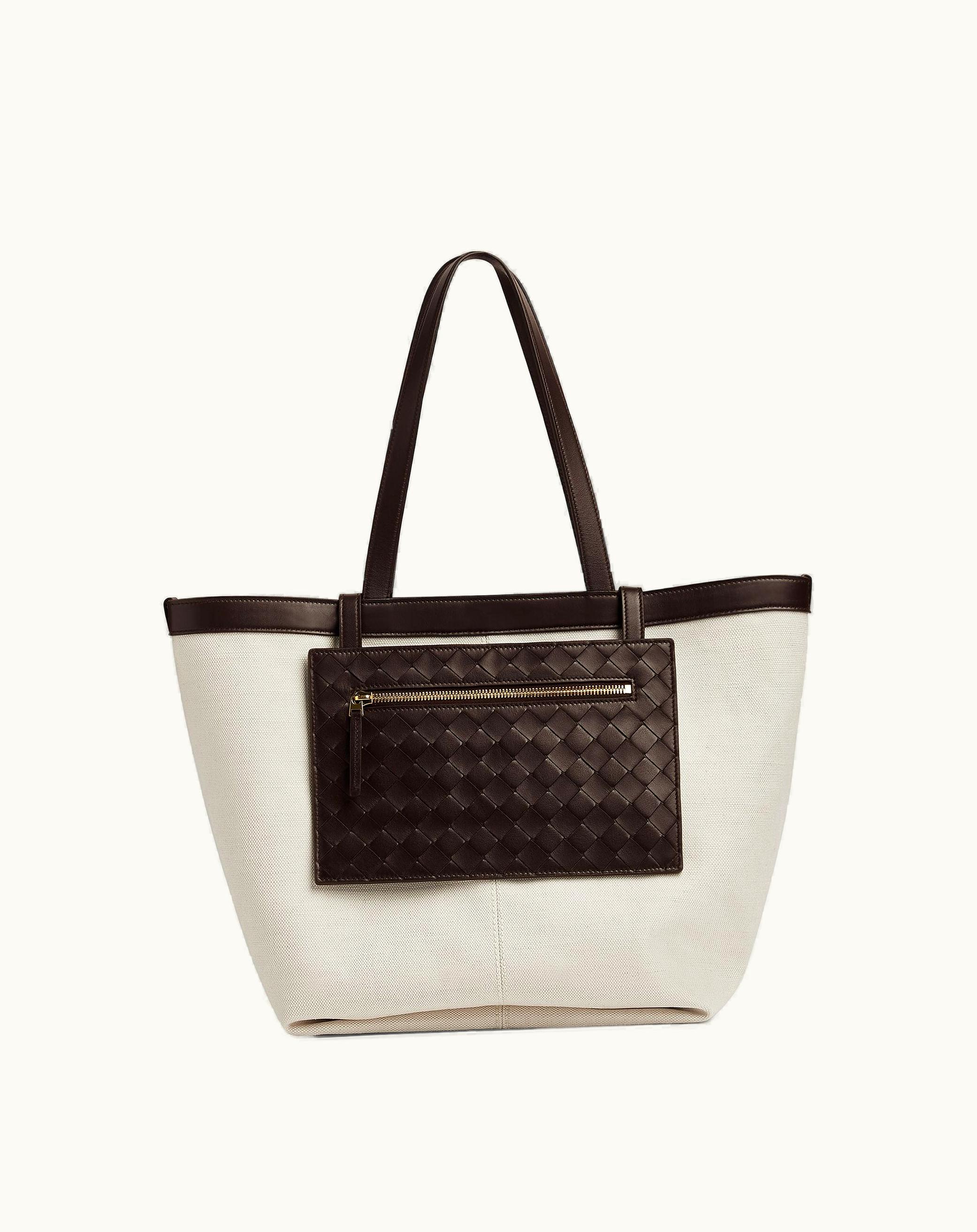 Bottega Veneta Bottega Veneta Women's Medium Flip Flap In Natural / Fondant