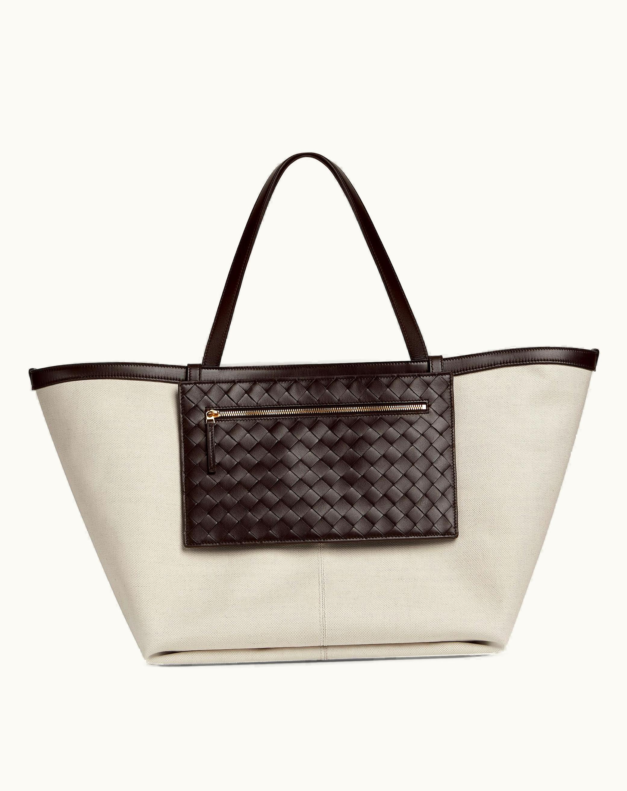 Bottega Veneta Bottega Veneta Women's Large Flip Flap In Natural / Fondant