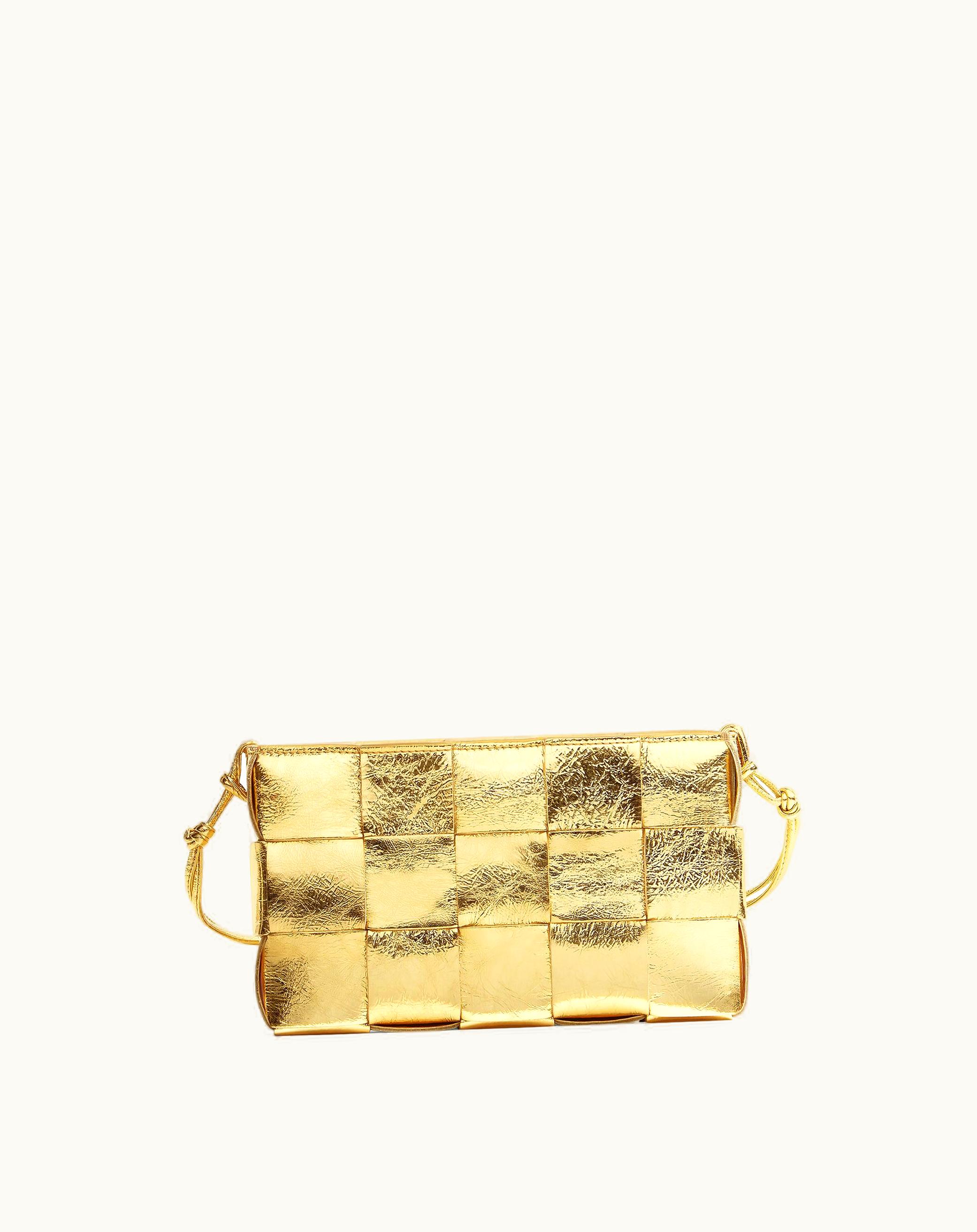 Bottega Veneta Bottega Veneta Women's Baguette Pochette In Gold