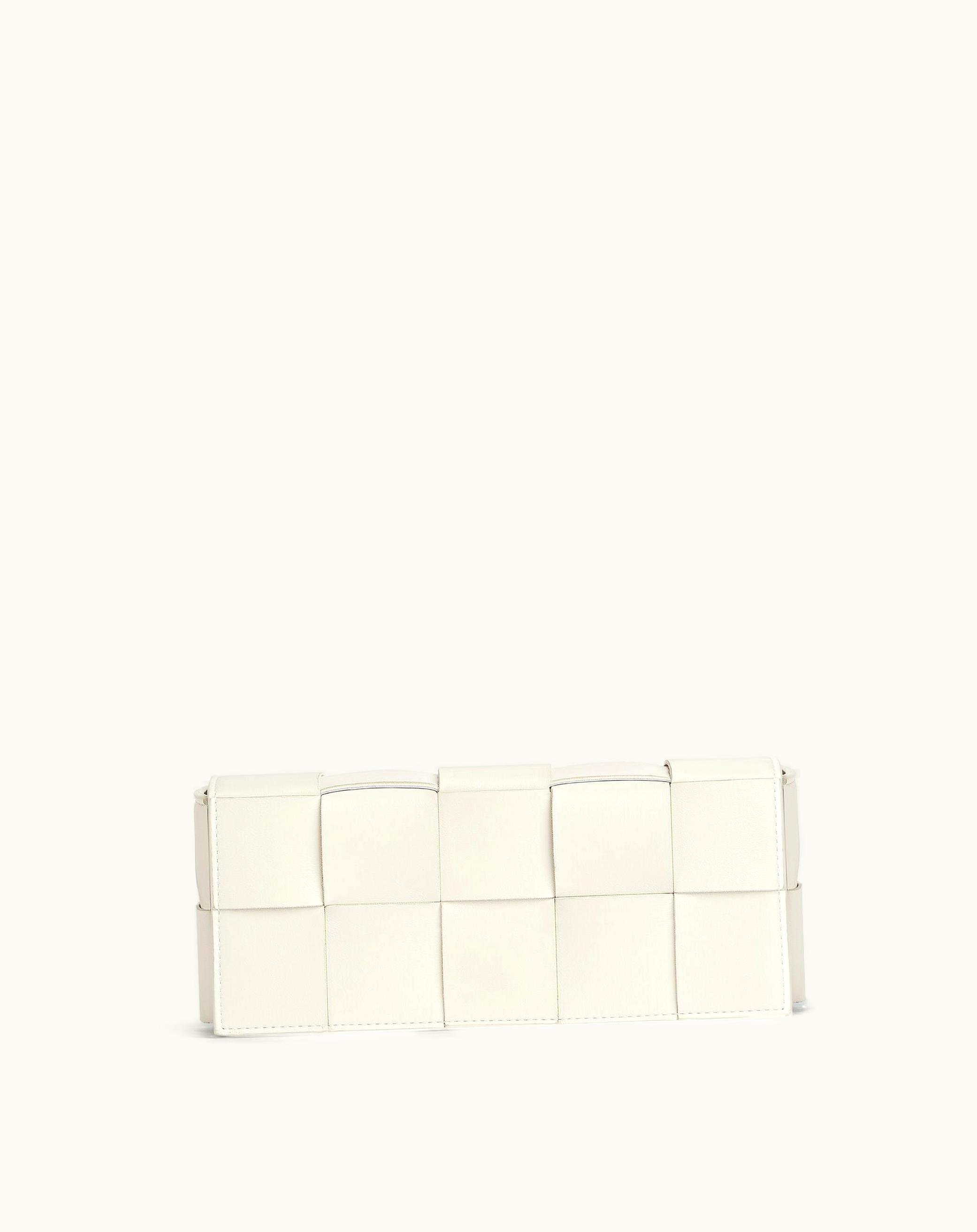 Bottega Veneta Bottega Veneta Women's Cassette Pouch On Chain In White