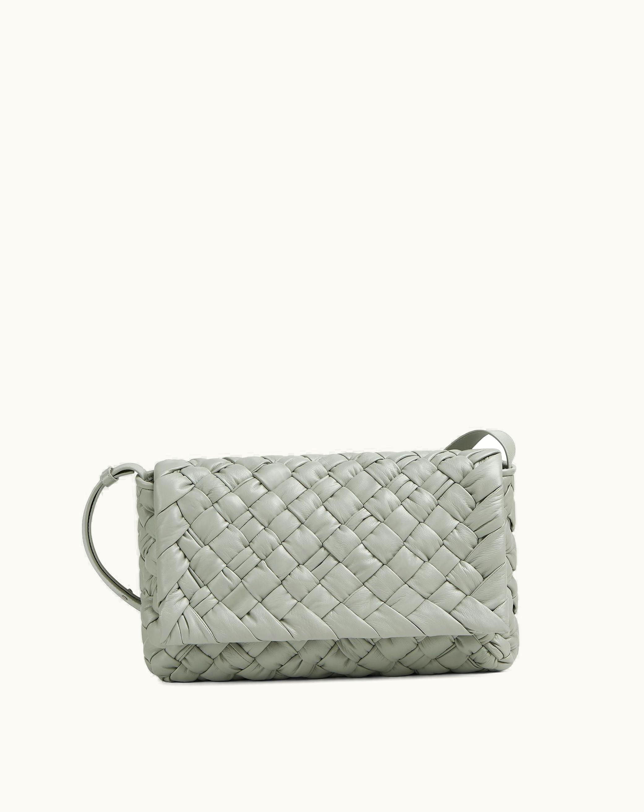 Bottega Veneta Bottega Veneta Men's Rumple Messenger In Agate Grey