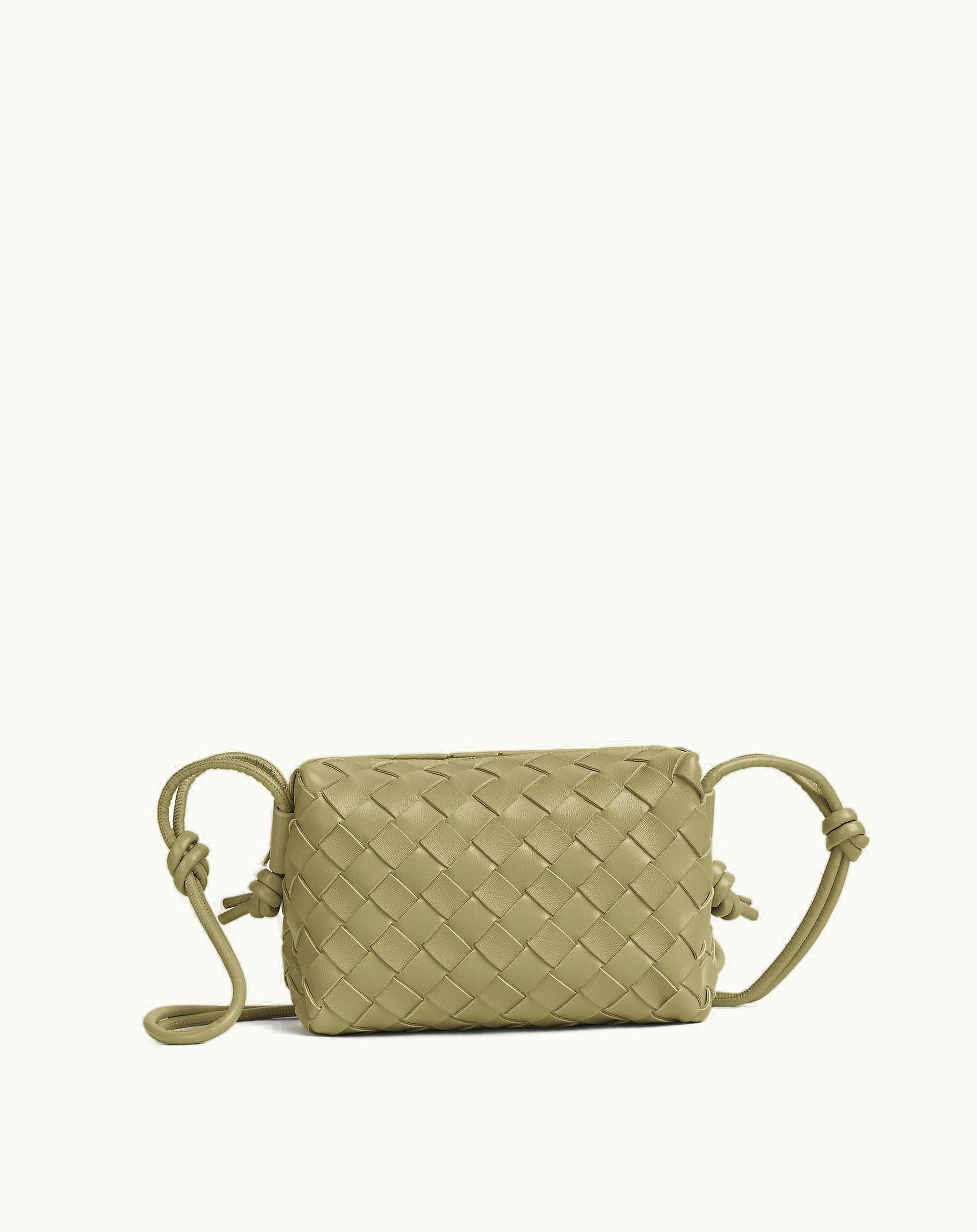 Bottega Veneta Bottega Veneta Mini Loop Camera Bag In Travertine