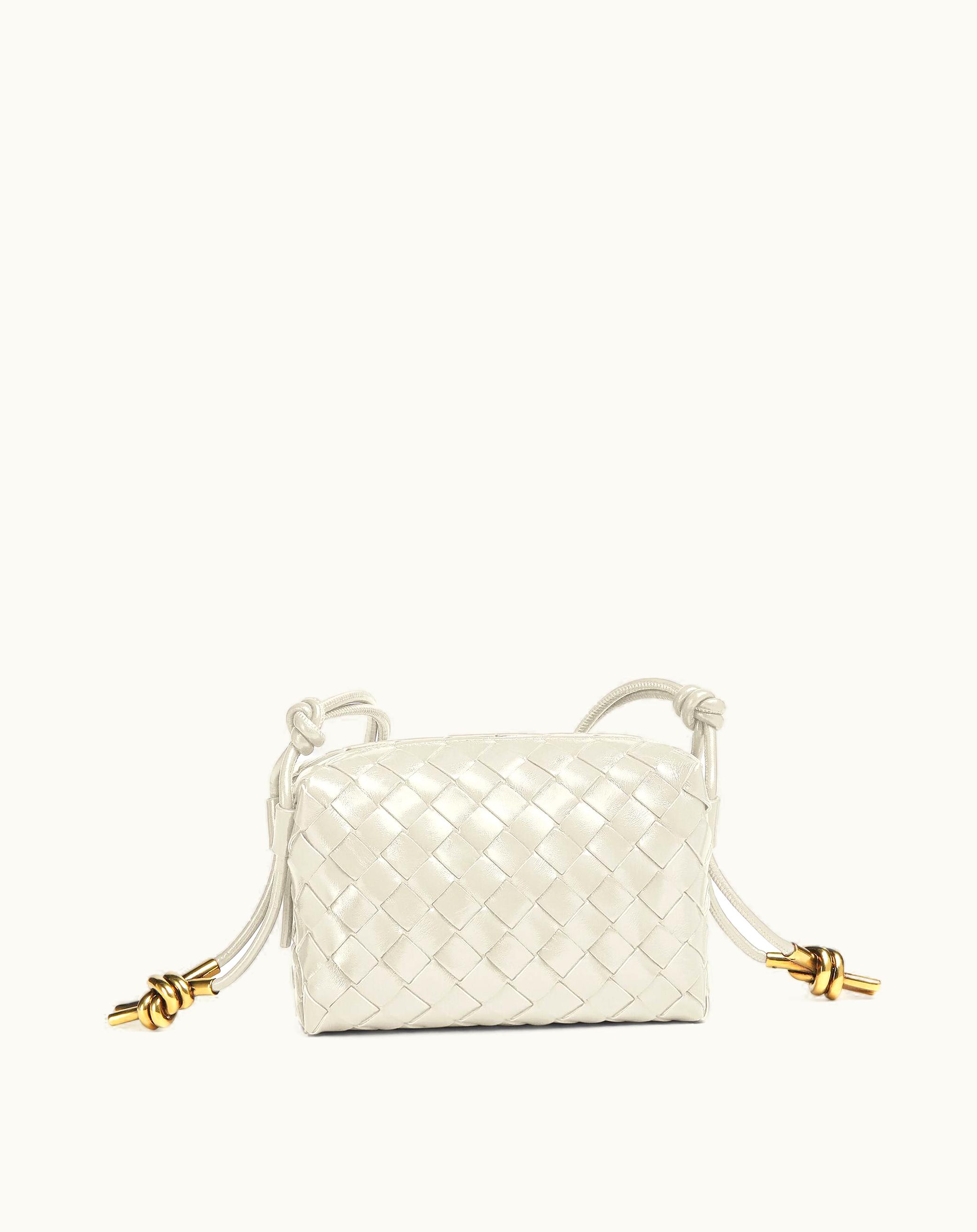 Bottega Veneta Bottega Veneta Mini Loop Camera Bag In Bone
