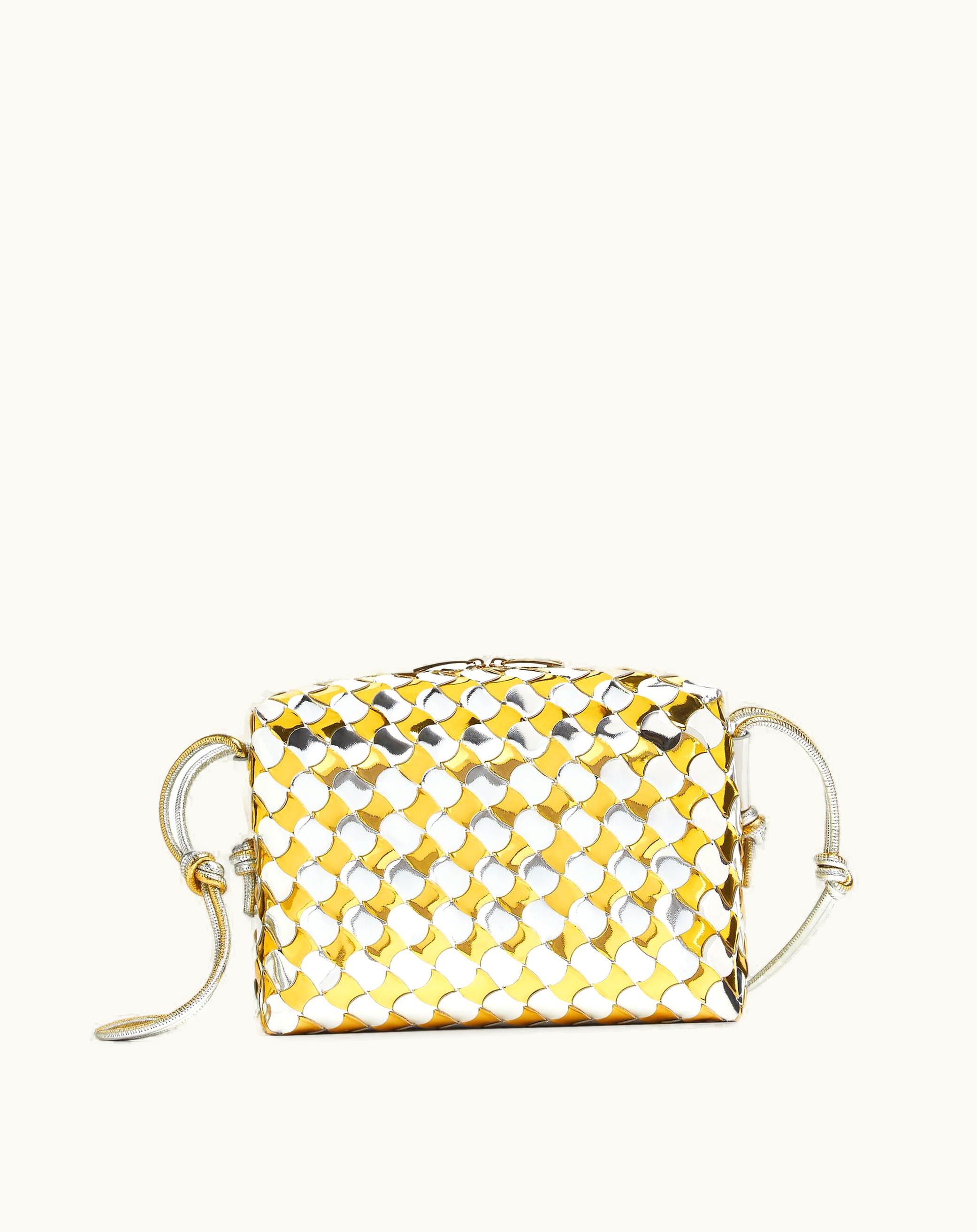 Bottega Veneta Bottega Veneta Women's Small Loop Camera Bag In Silver / Gold