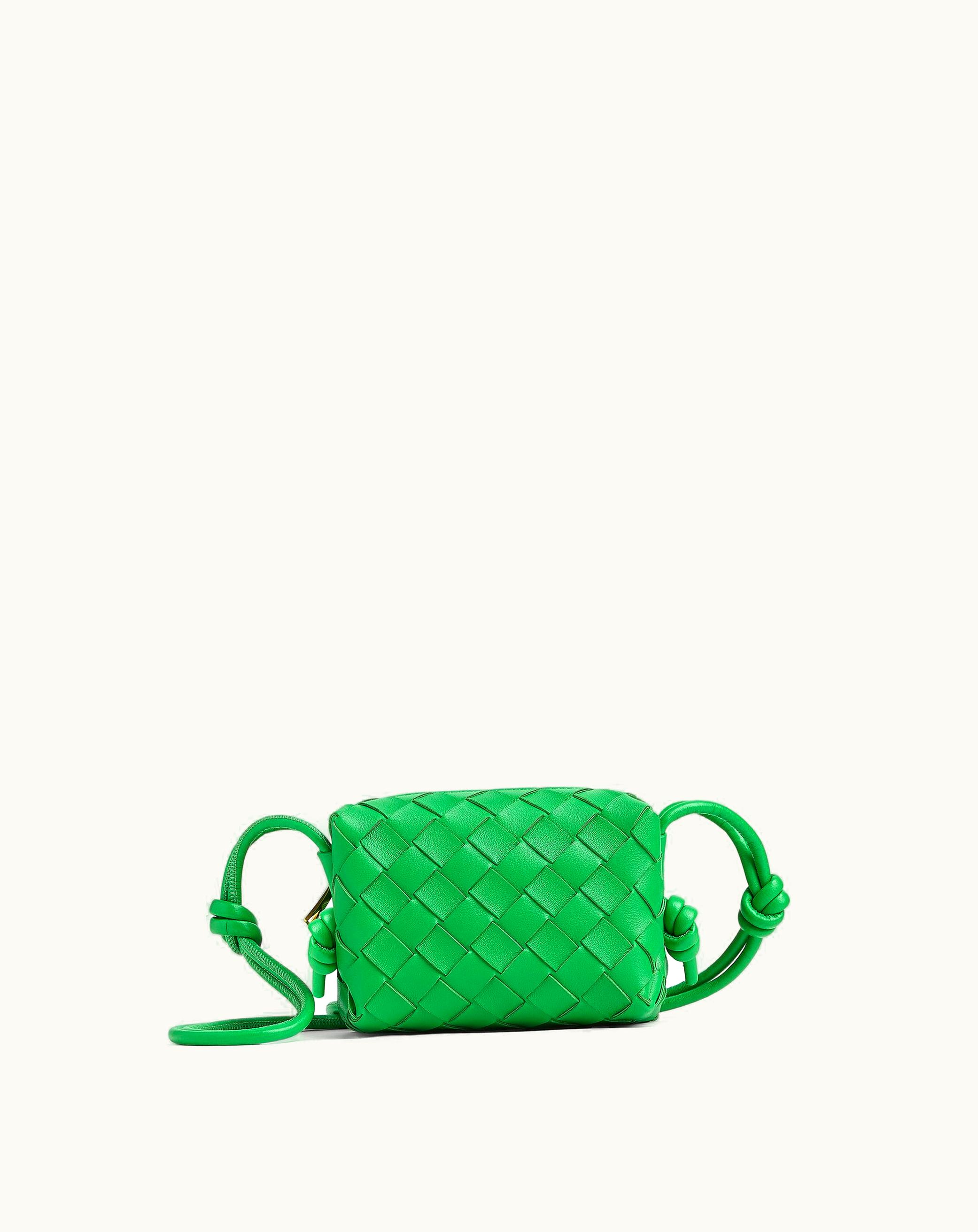 Bottega Veneta Candy Loop Camera Bag In Parakeet