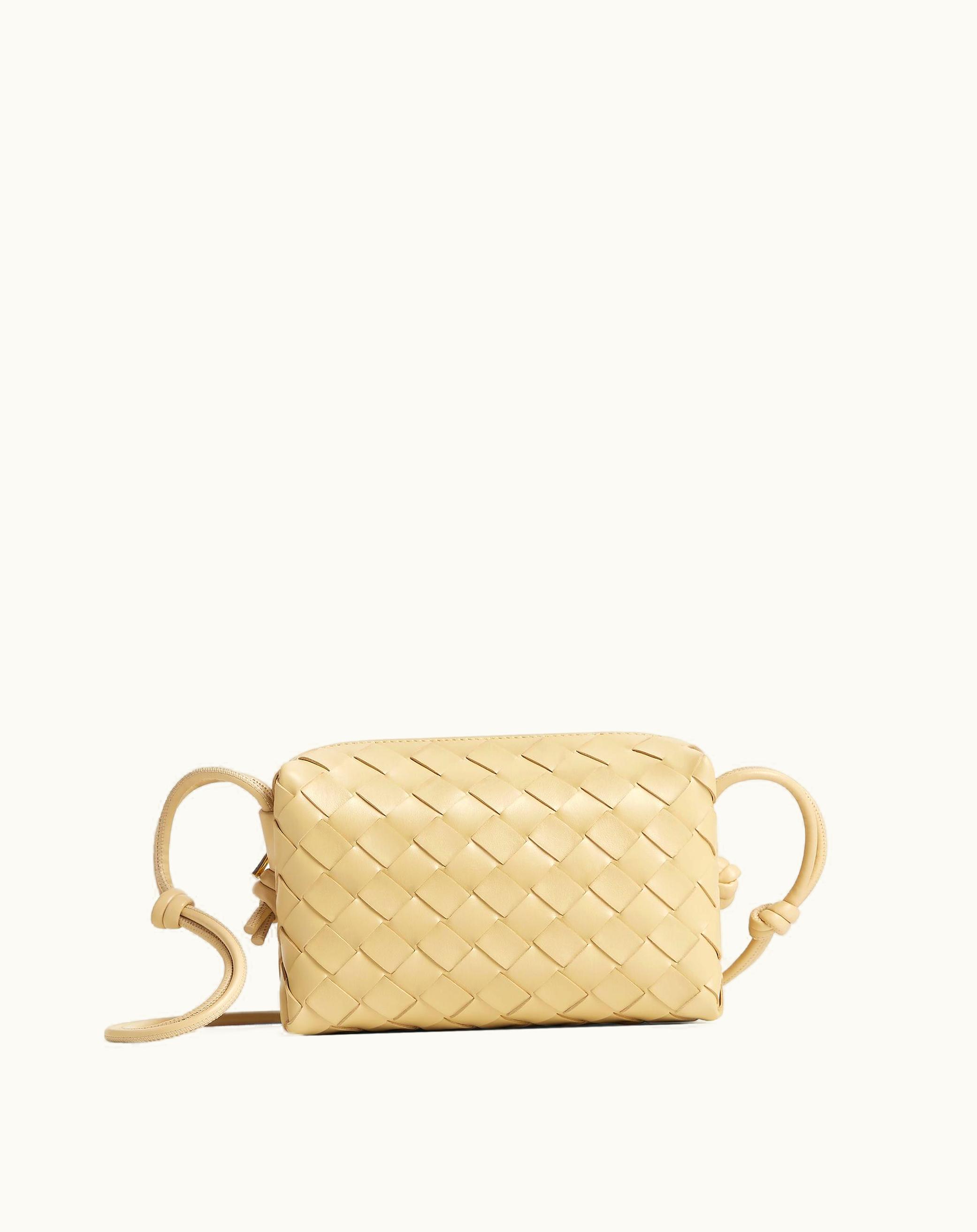 Bottega Veneta Women's Mini Loop Camera Bag In Porridge