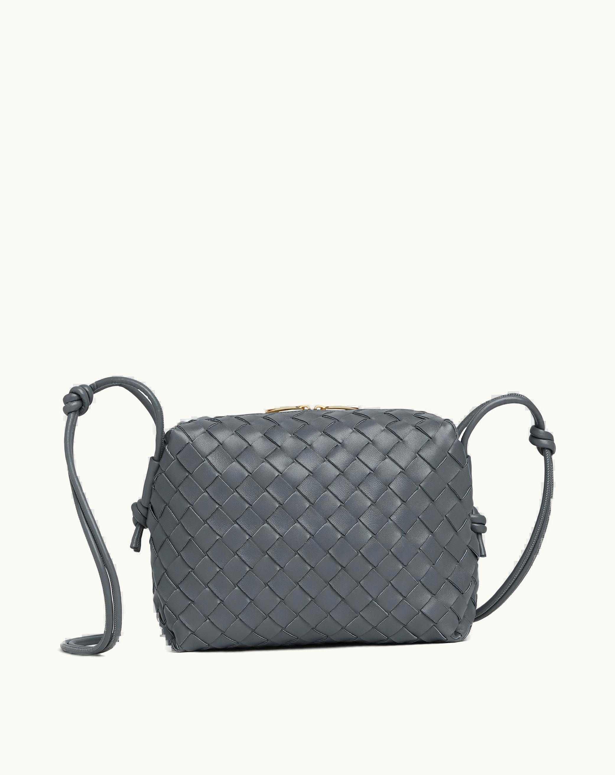 Bottega Veneta Small Loop Camera Bag In Thunder