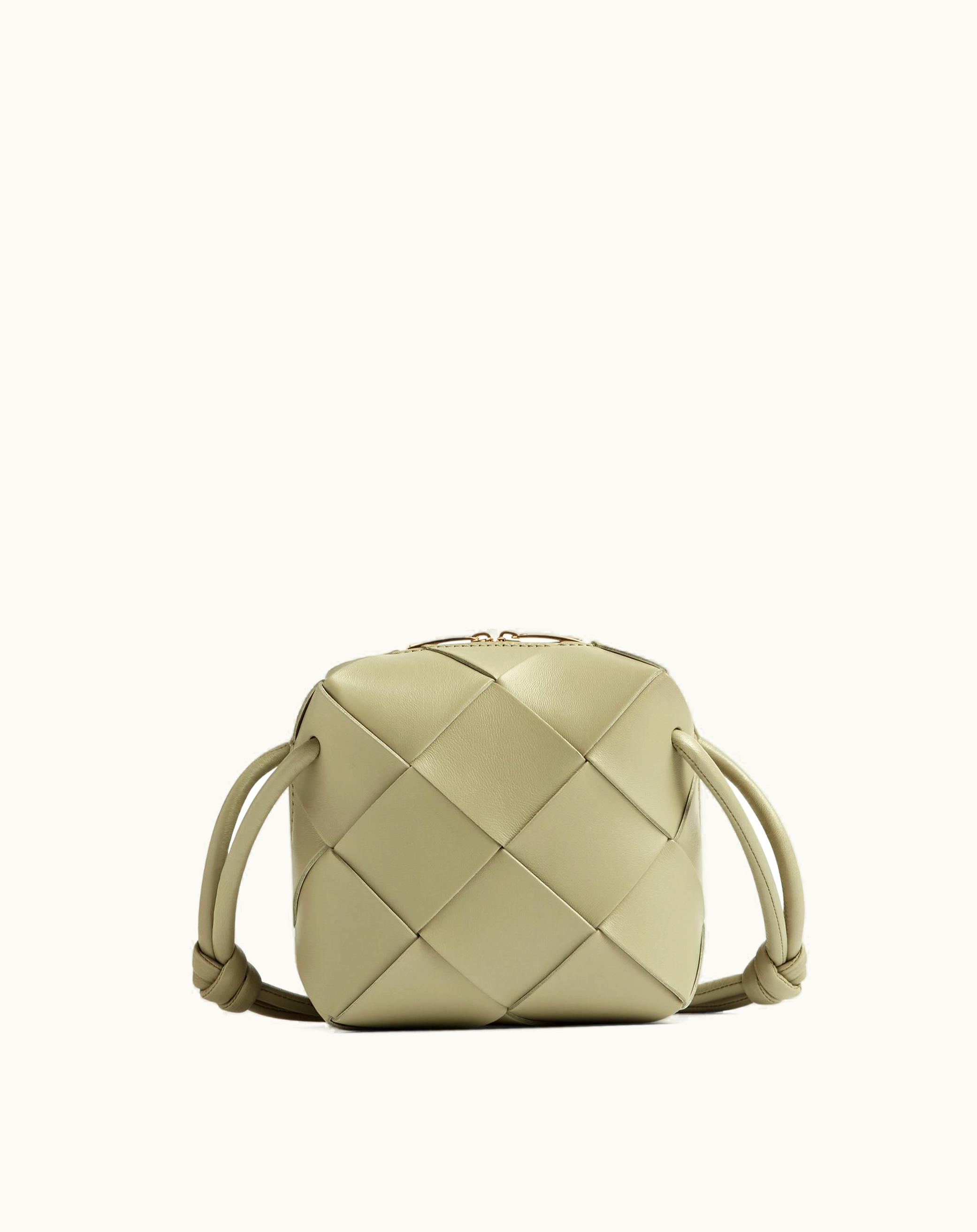Bottega Veneta Women's Mini Cassette Camera Bag In Travertine