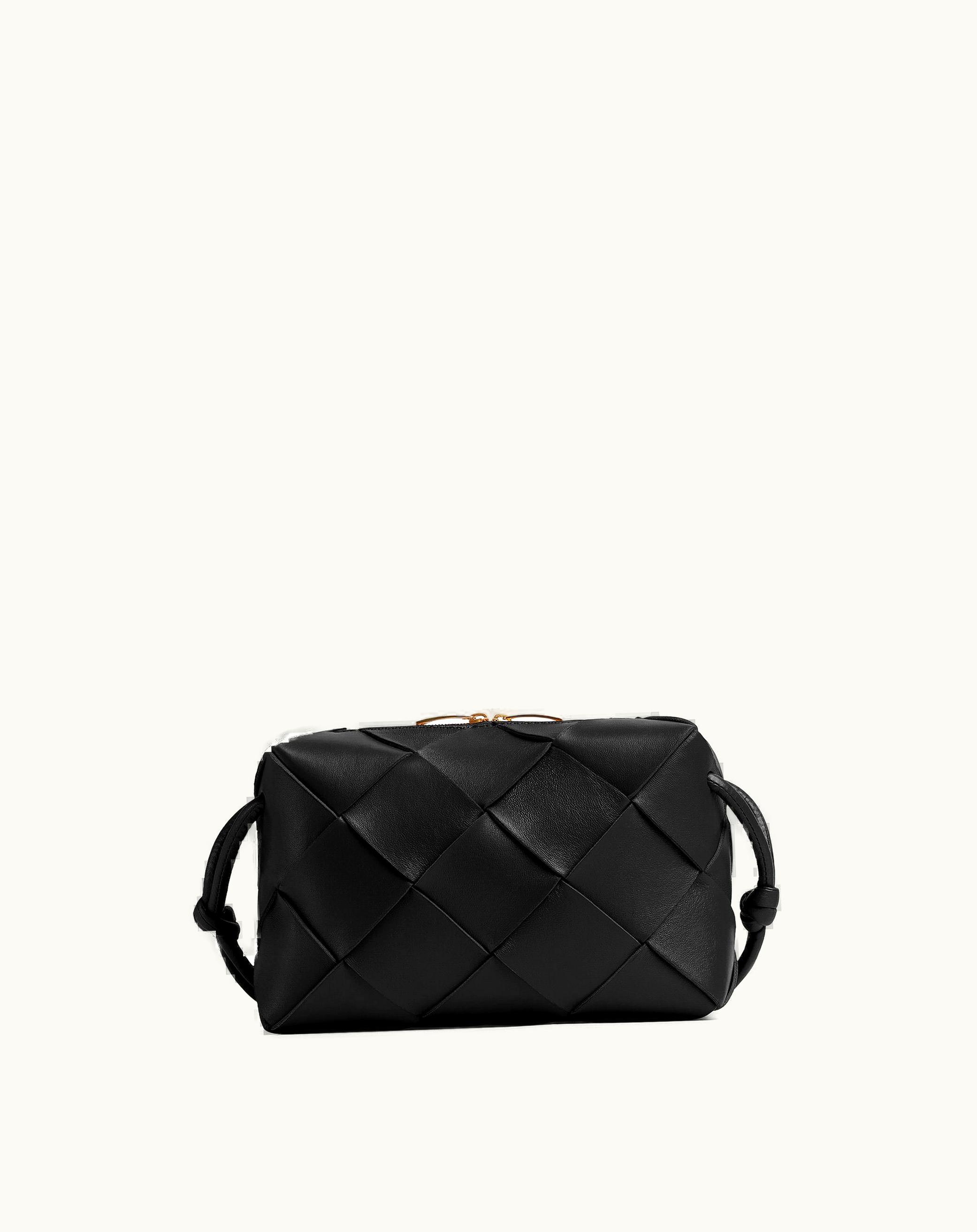 Bottega Veneta Women's Small Cassette Camera Bag In Black