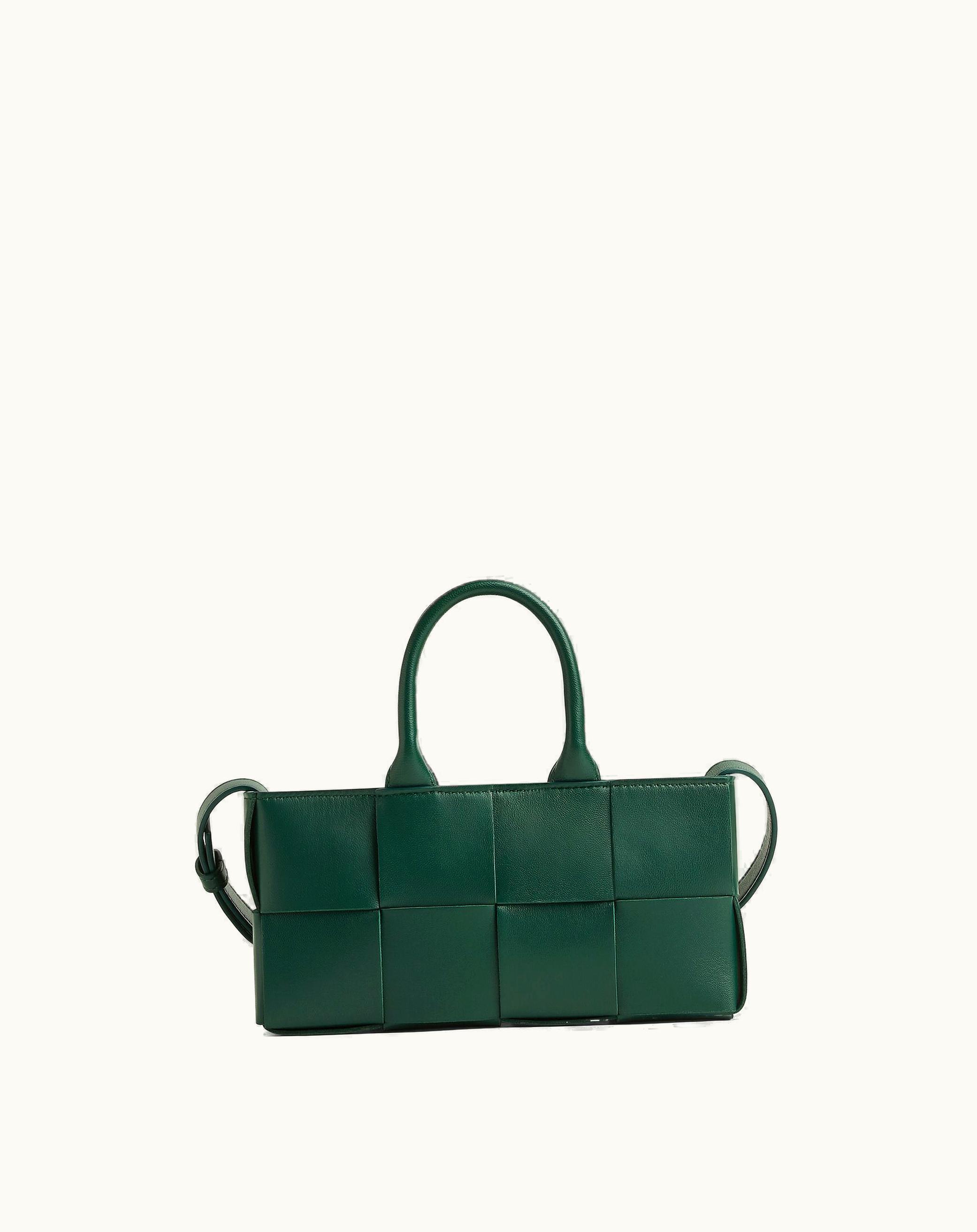 Bottega Veneta Women's Mini East-West Arco Tote In Emerald Green