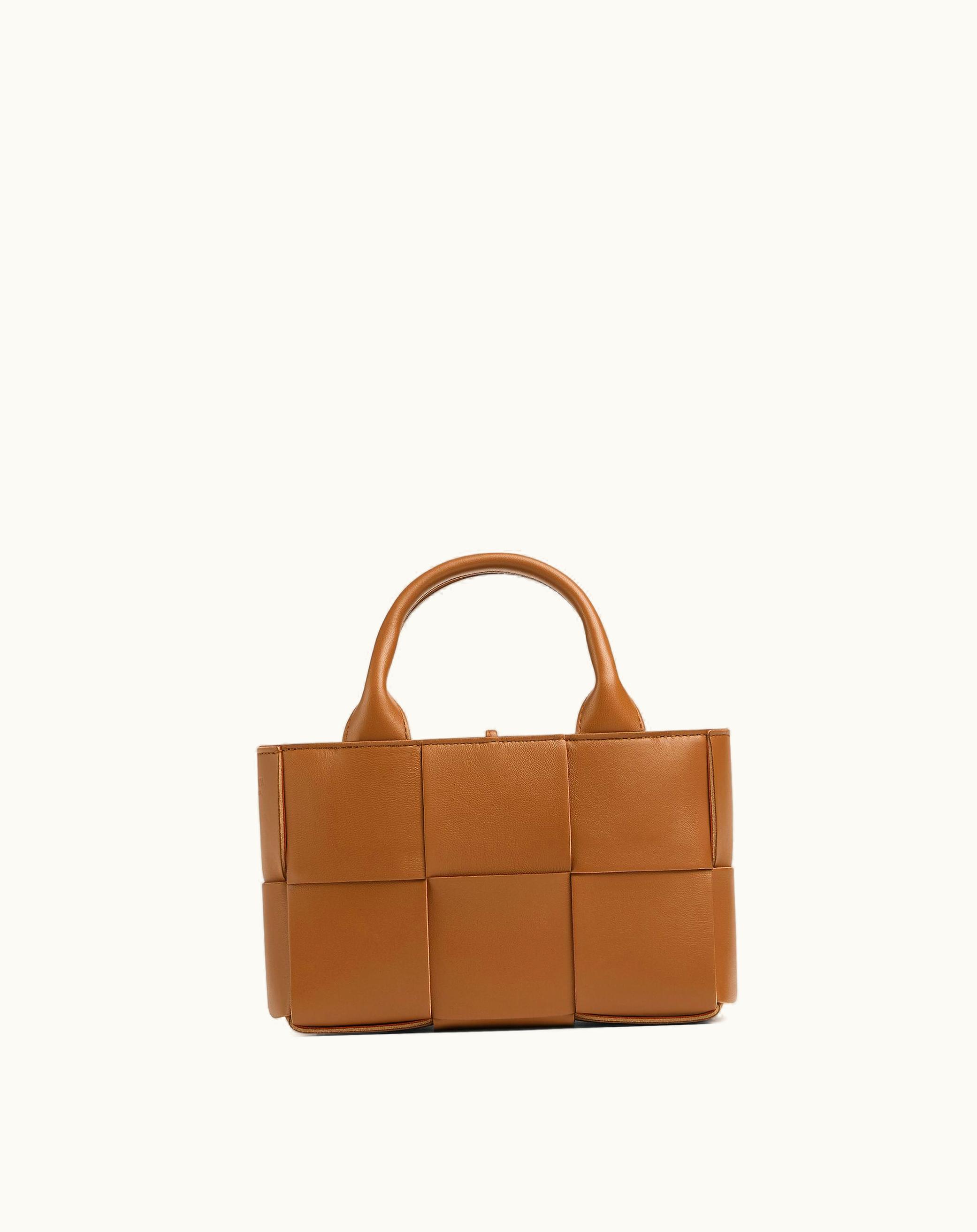 Bottega Veneta Women's Candy Arco Tote Bag In Wood / Apple Candy