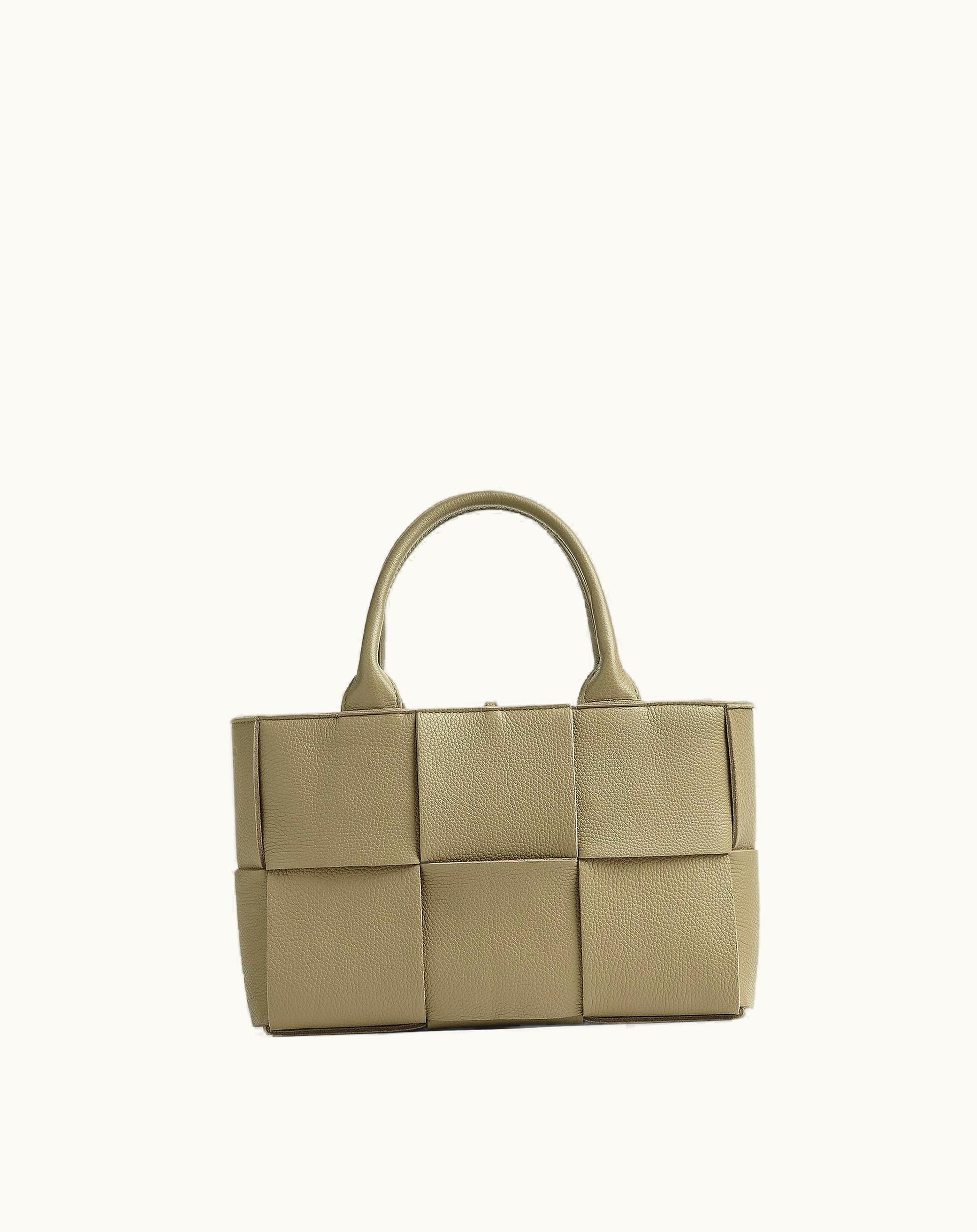 Bottega Veneta Mini Arco Tote Bag In Taupe