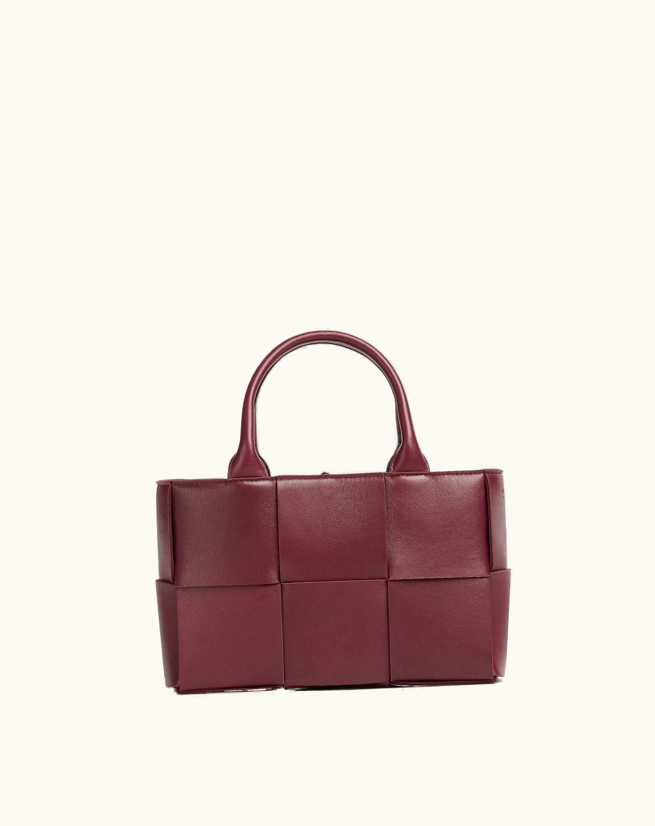 Bottega Veneta Mini Arco Tote Bag In Barolo