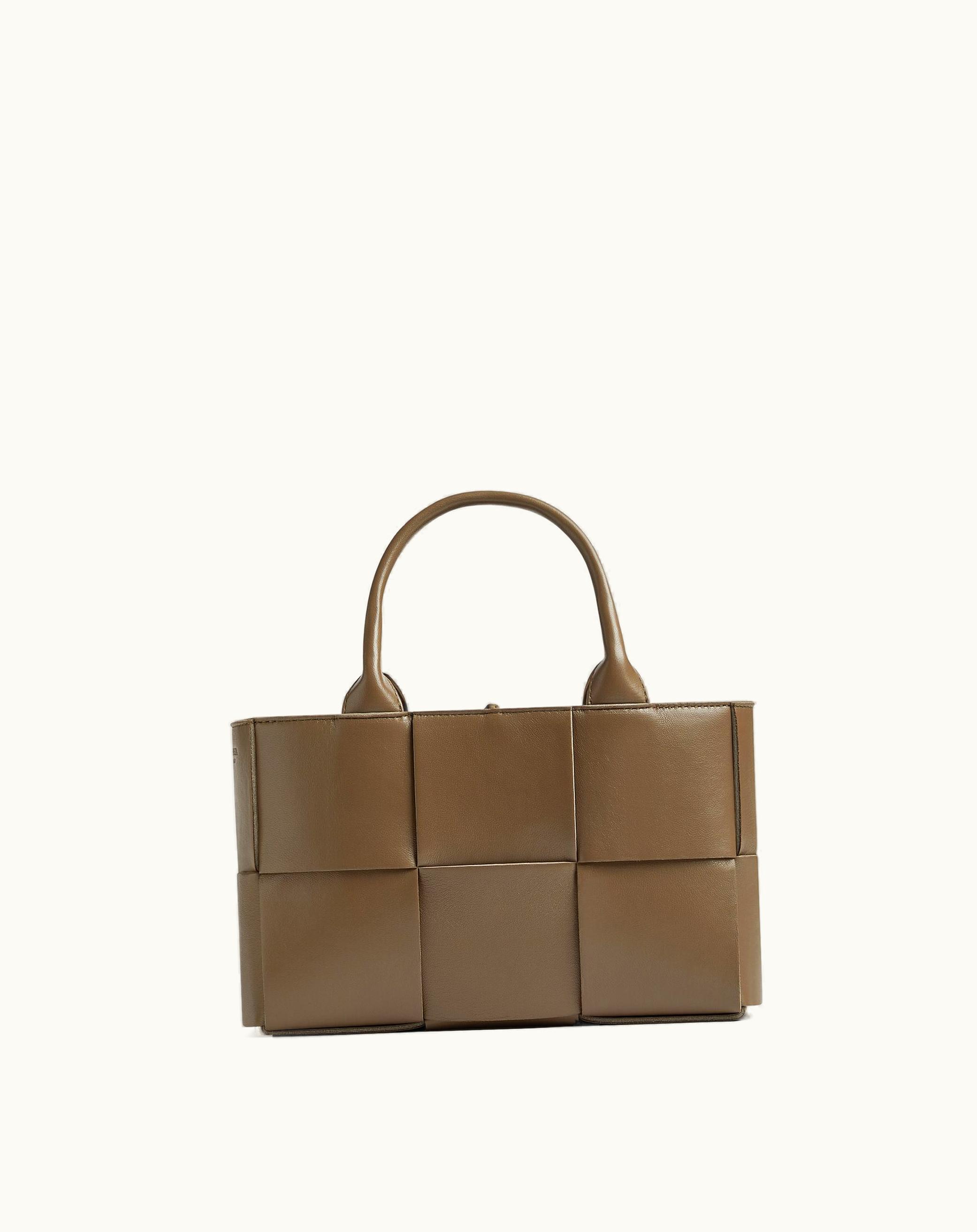 Bottega Veneta Women's Mini Arco Tote Bag In Taupe Grey