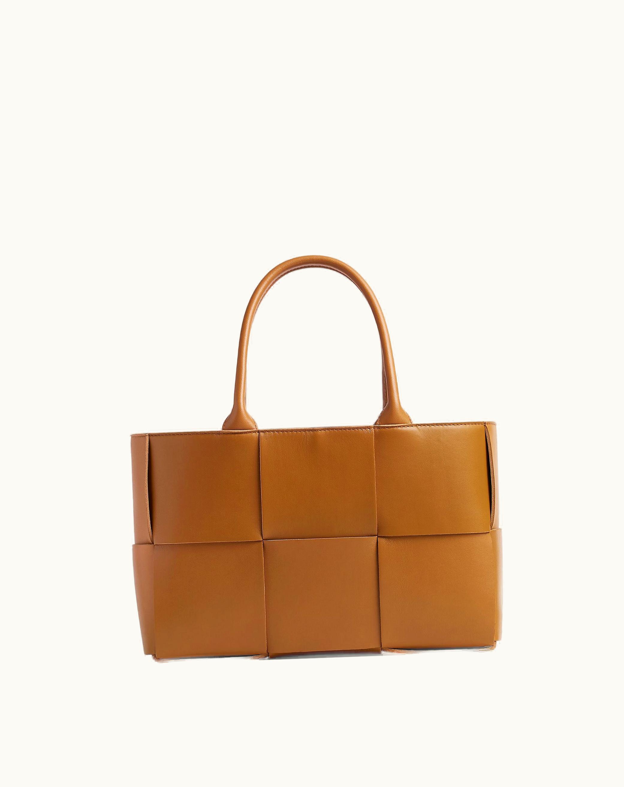 Bottega Veneta Small Arco Tote Bag In Camel