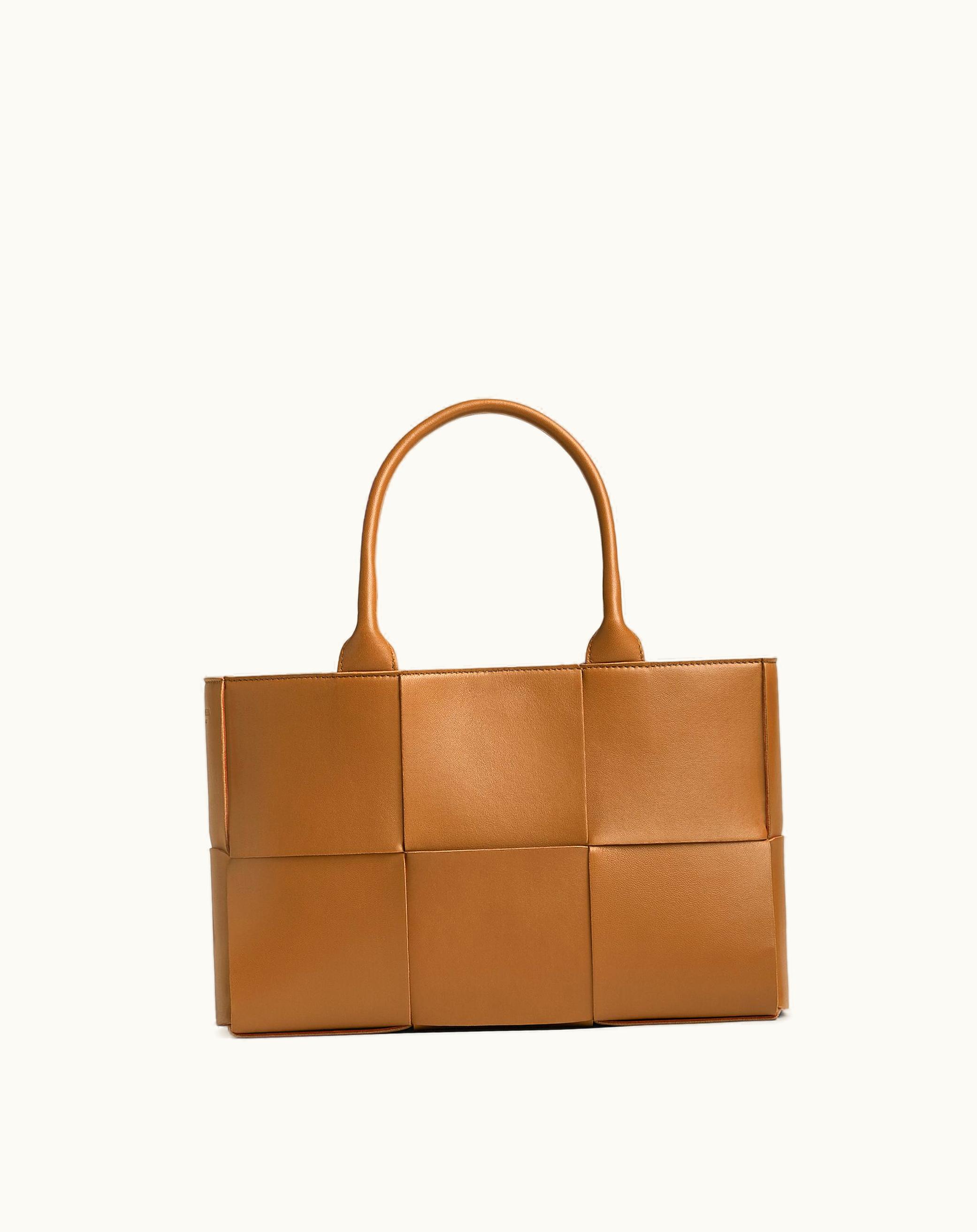 Bottega Veneta Women's Small Arco Tote Bag In Wood / Apple Candy
