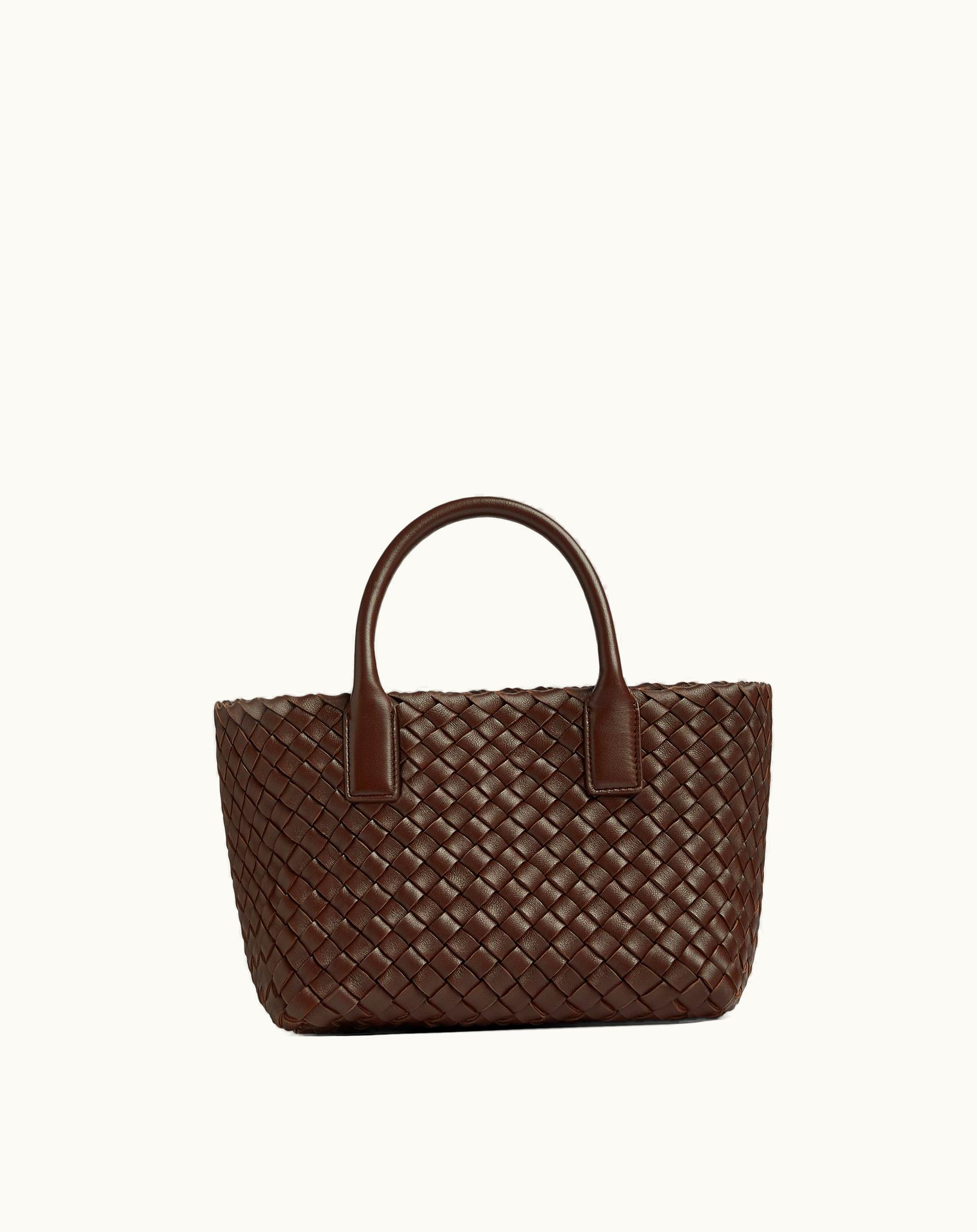 Bottega Veneta Women's Mini Cabat In Light Brown