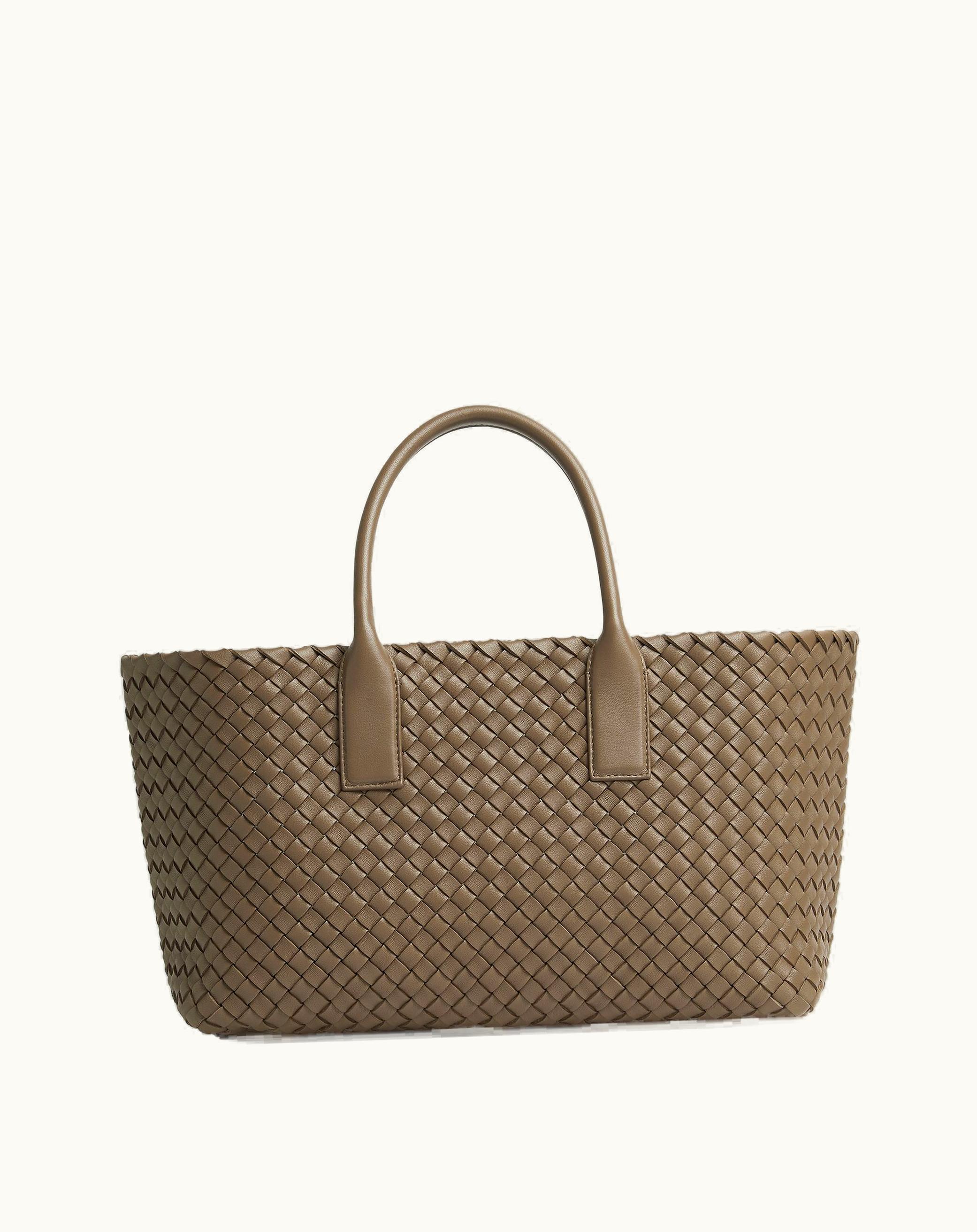 Bottega Veneta Bottega Veneta Women's Small Cabat In Taupe Grey