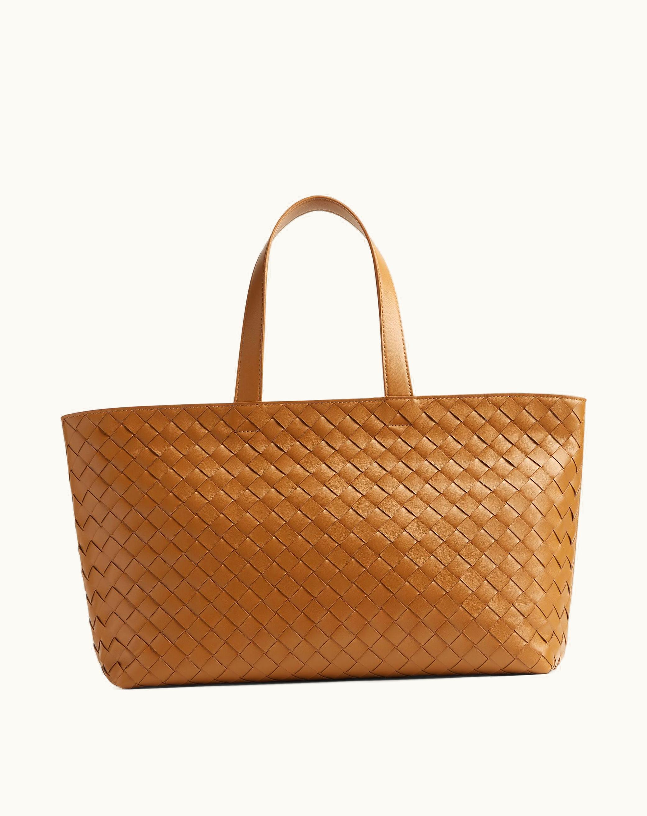 Bottega Veneta Bottega Veneta Women's Intrecciato Tote Bag In Camel
