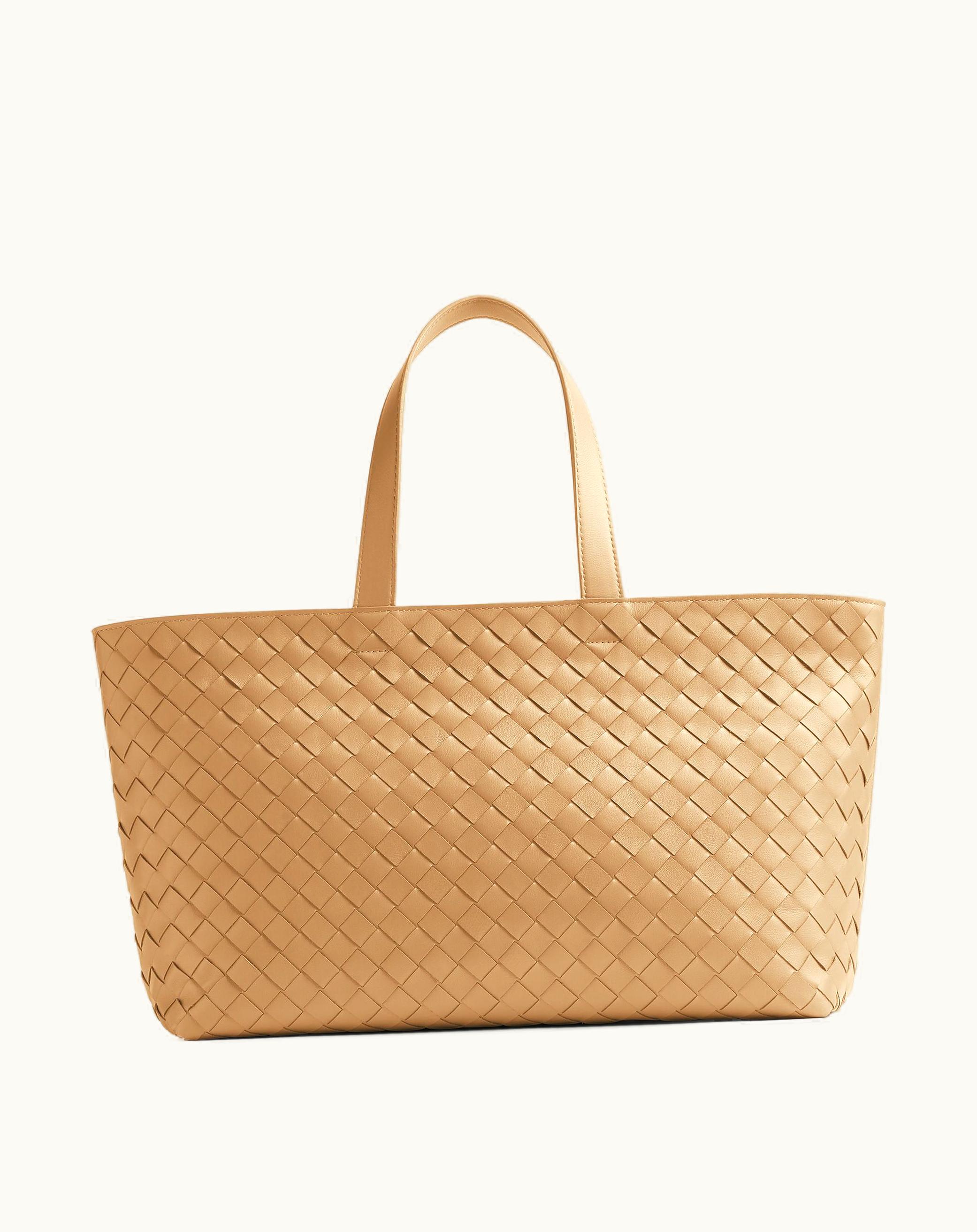 Bottega Veneta Bottega Veneta Women's Intrecciato Tote Bag In Almond