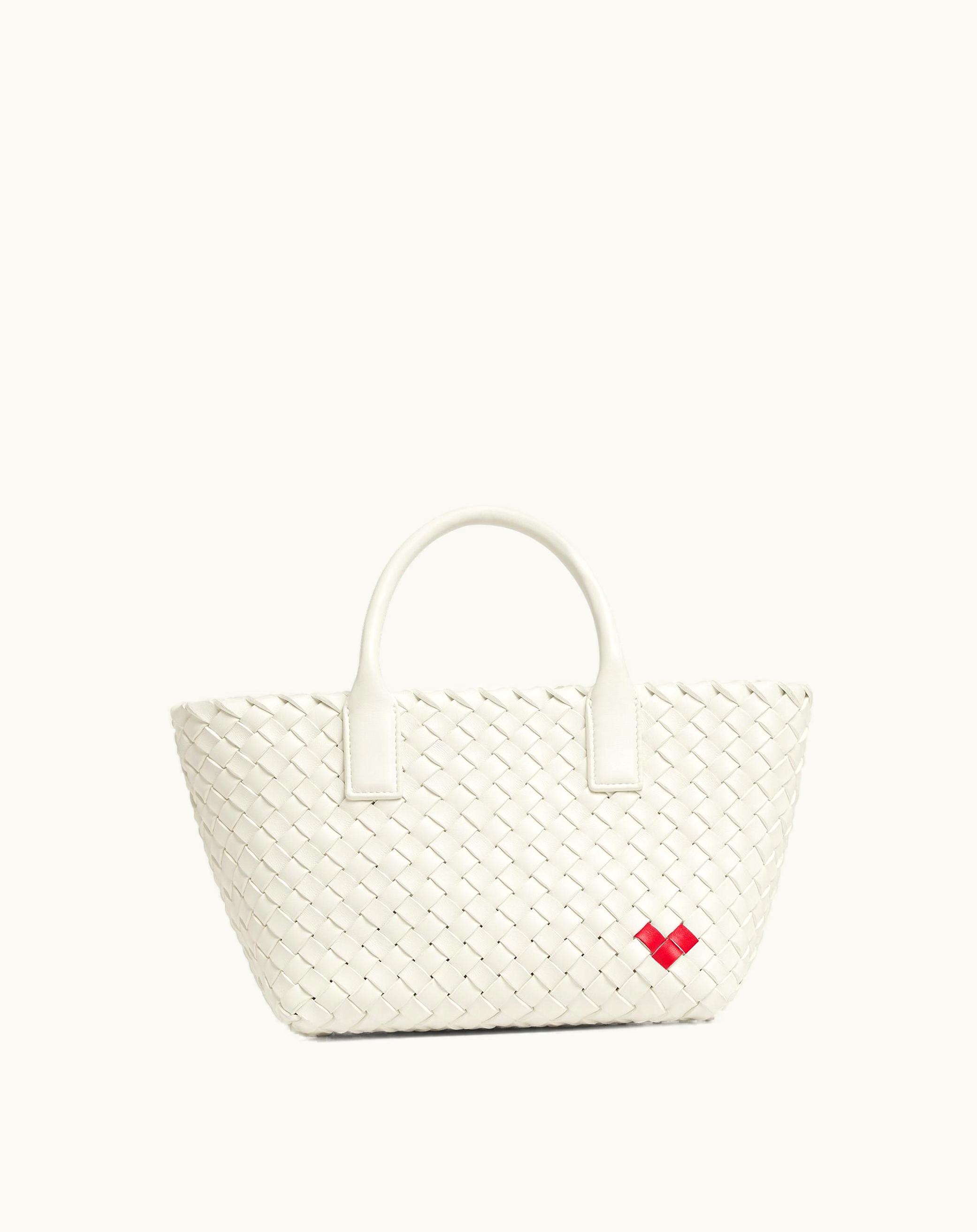 Bottega Veneta Bottega Veneta Women's Mini Cabat In White / Vernis