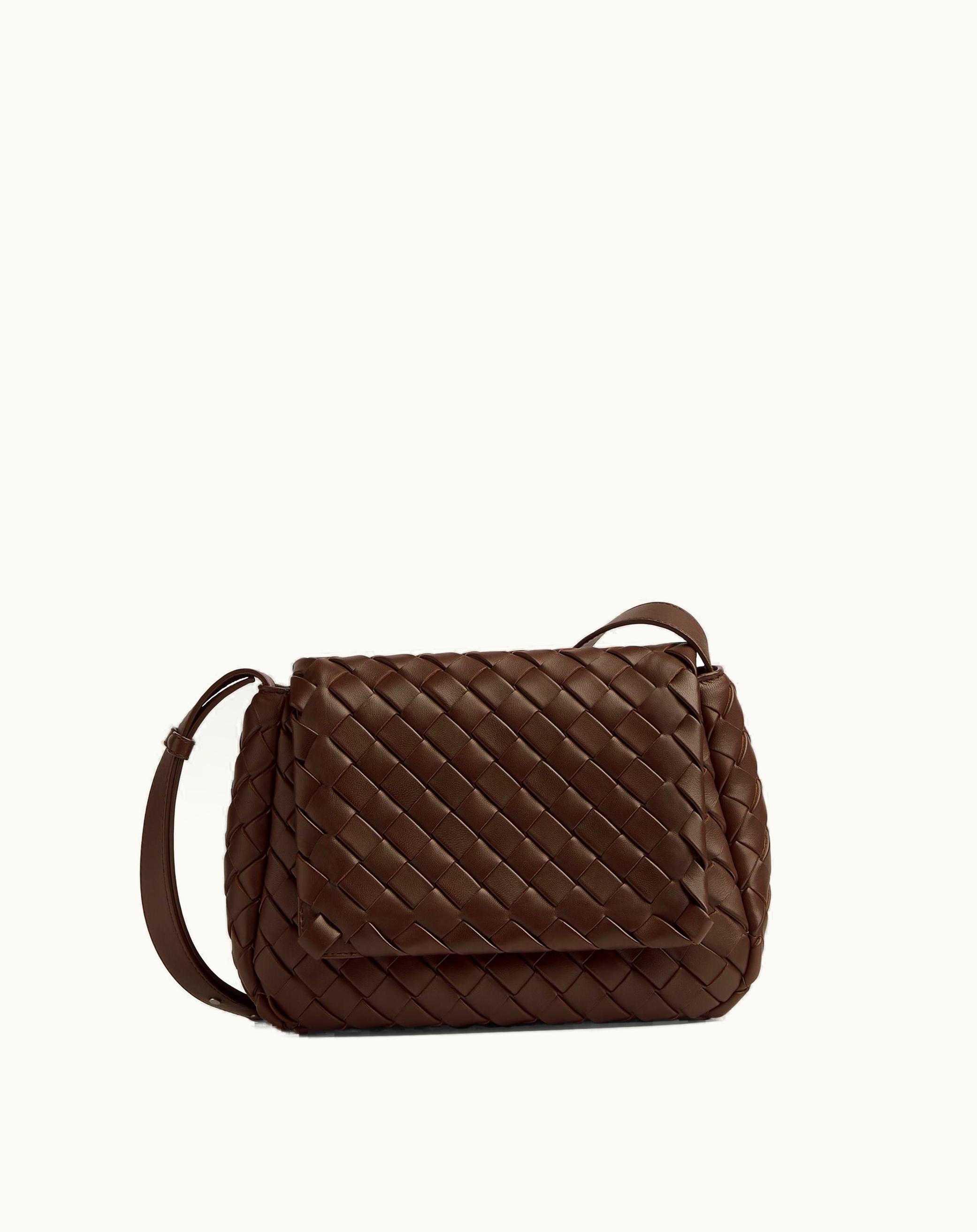 Bottega Veneta Bottega Veneta Men's Small Cobble Messenger In Light Brown