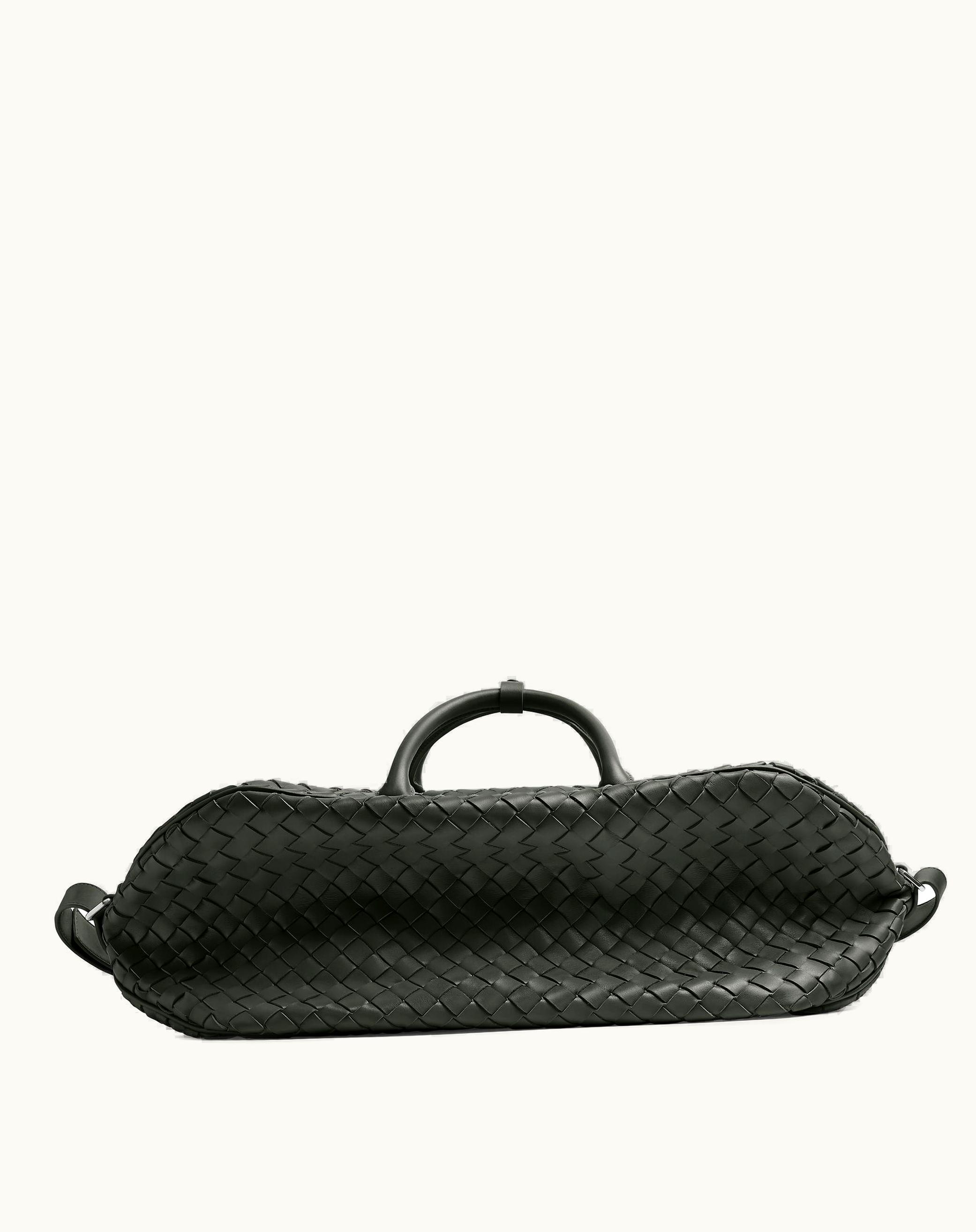 Bottega Veneta Bottega Veneta Intrecciato Pop-Up Duffle In Dark Green
