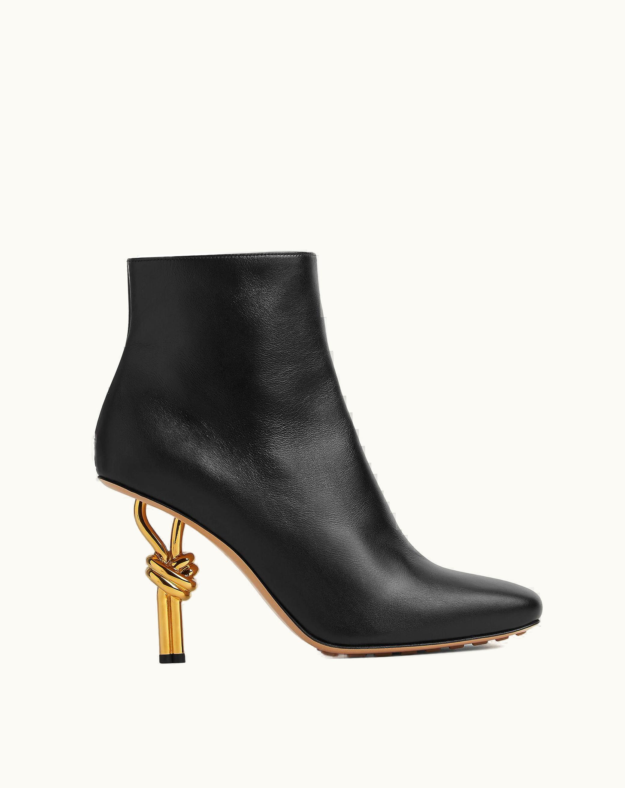 Bottega Veneta Bottega Veneta Women's Knot Ankle Boot In Black