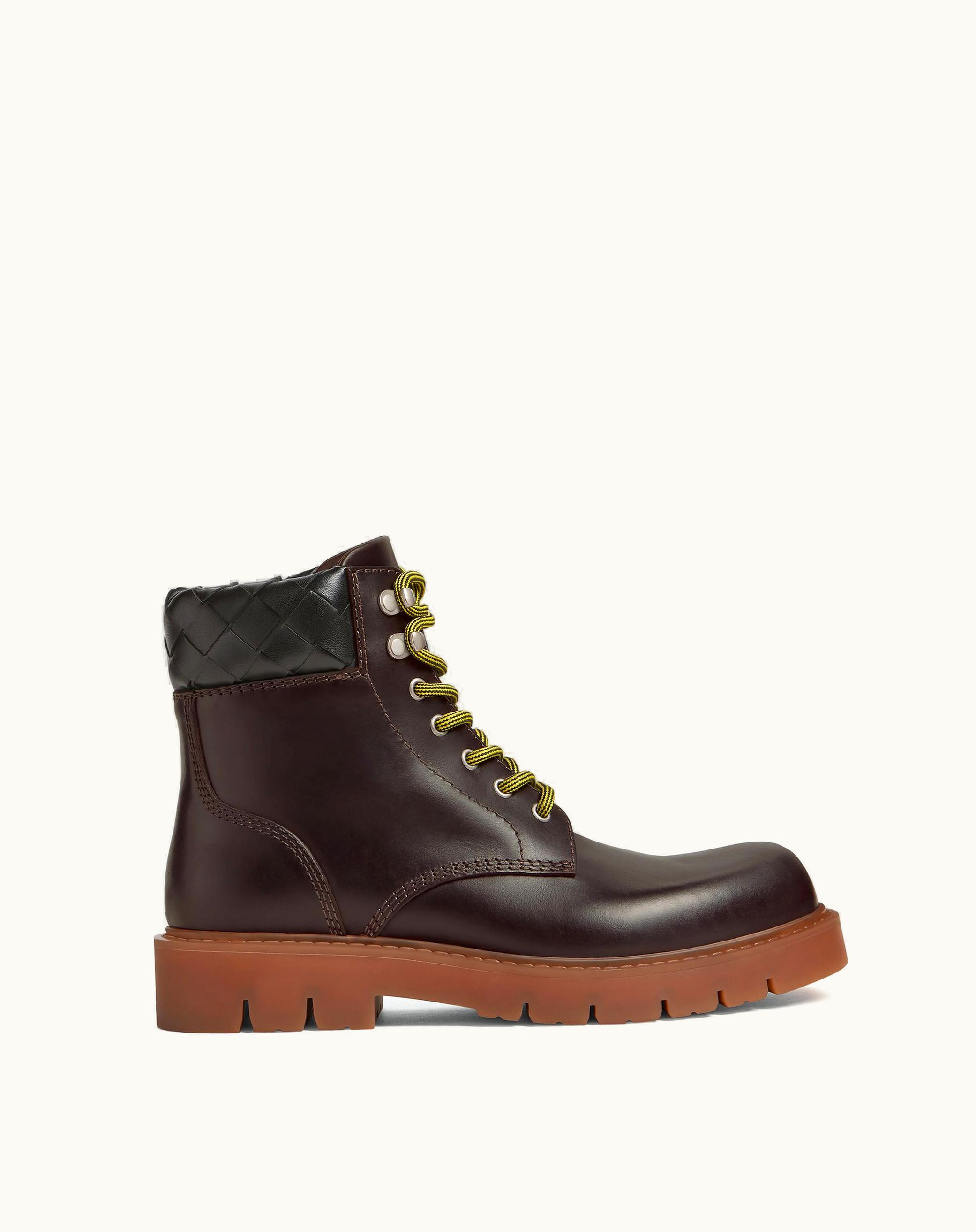 Bottega Veneta Bottega Veneta Women's Haddock Lace-Up Ankle Boot In Fondant / Rubber