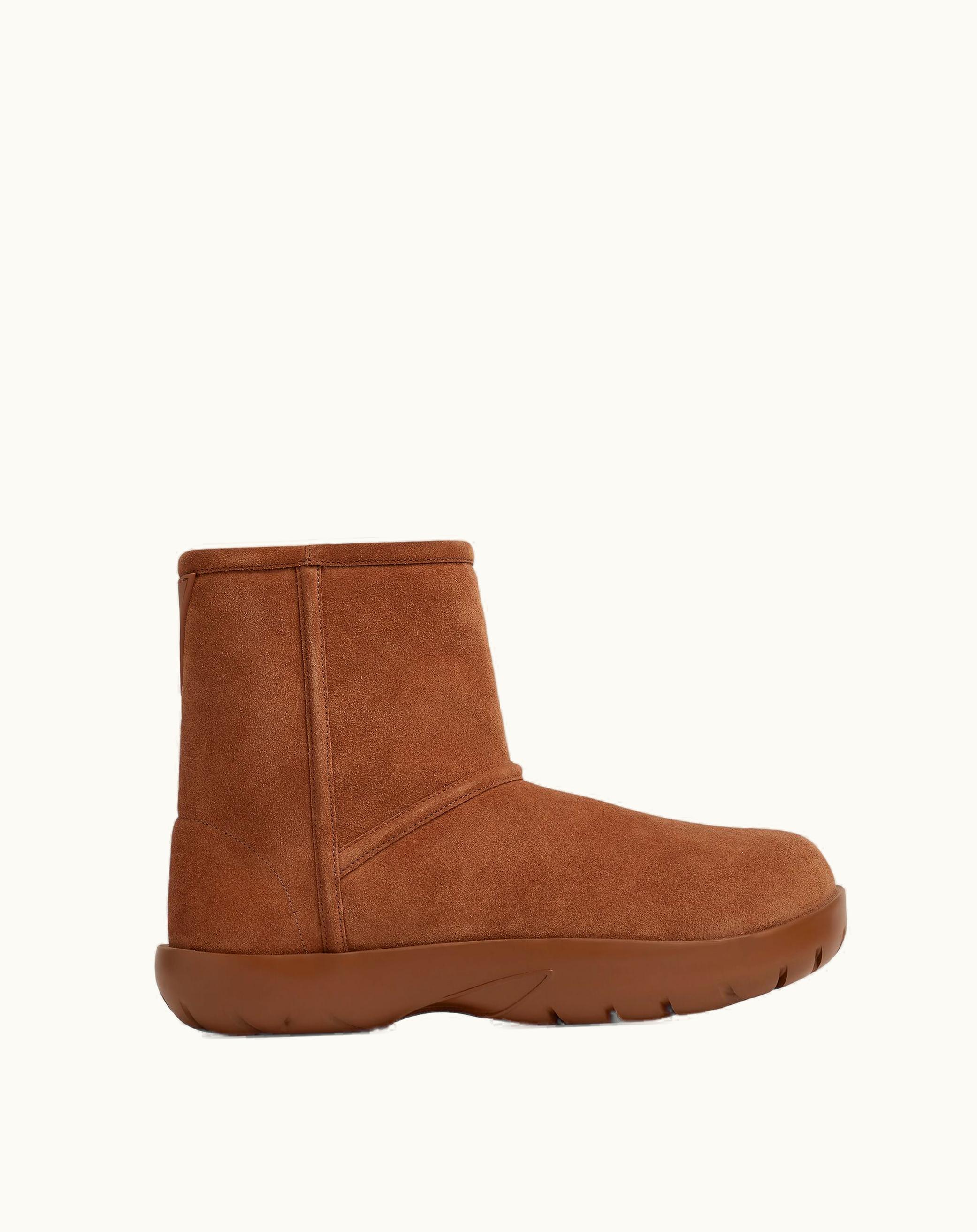 Bottega Veneta Bottega Veneta Women's Snap Ankle Boot In Caramel