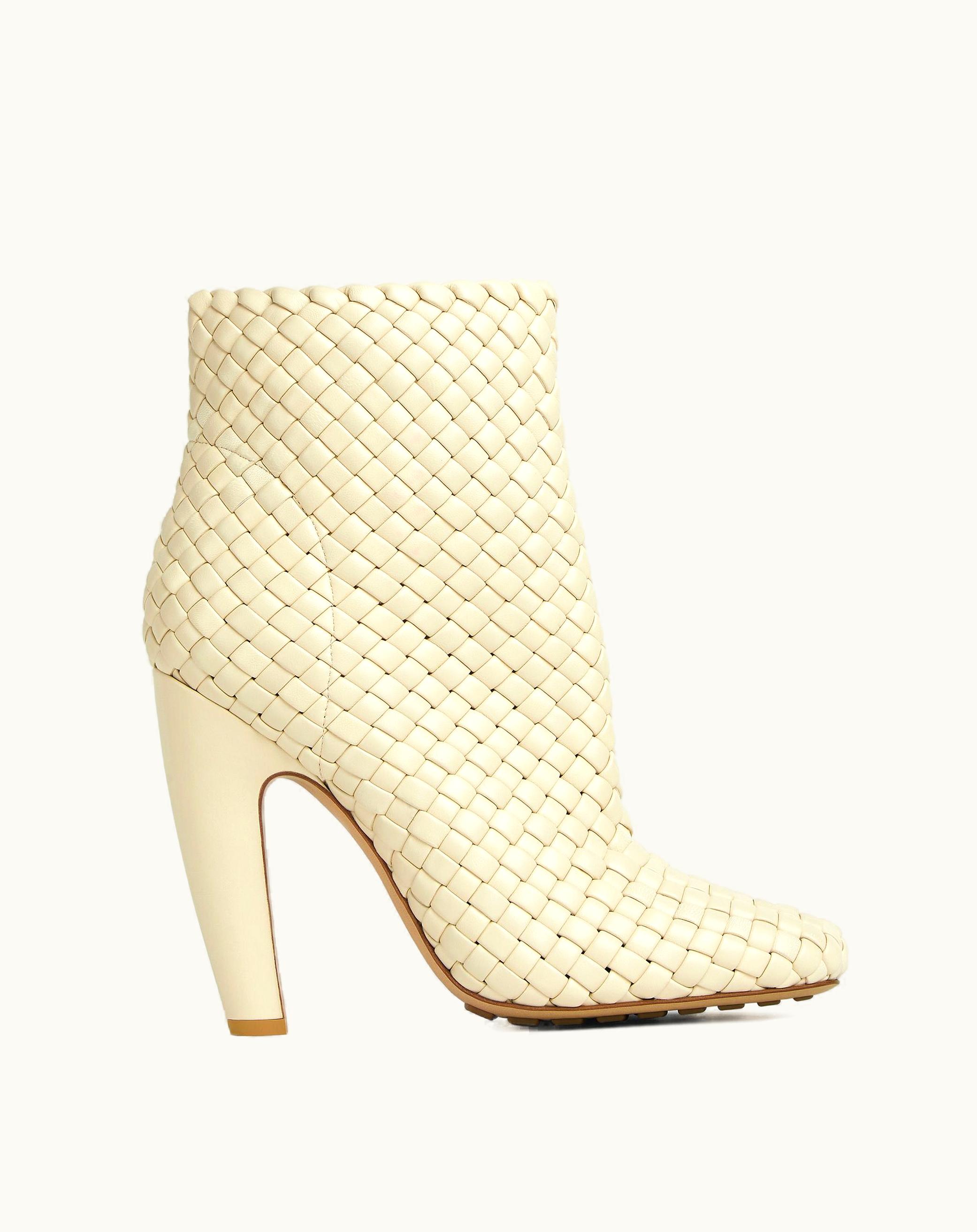 Bottega Veneta Bottega Veneta Women's Canalazzo Ankle Boot In Butter